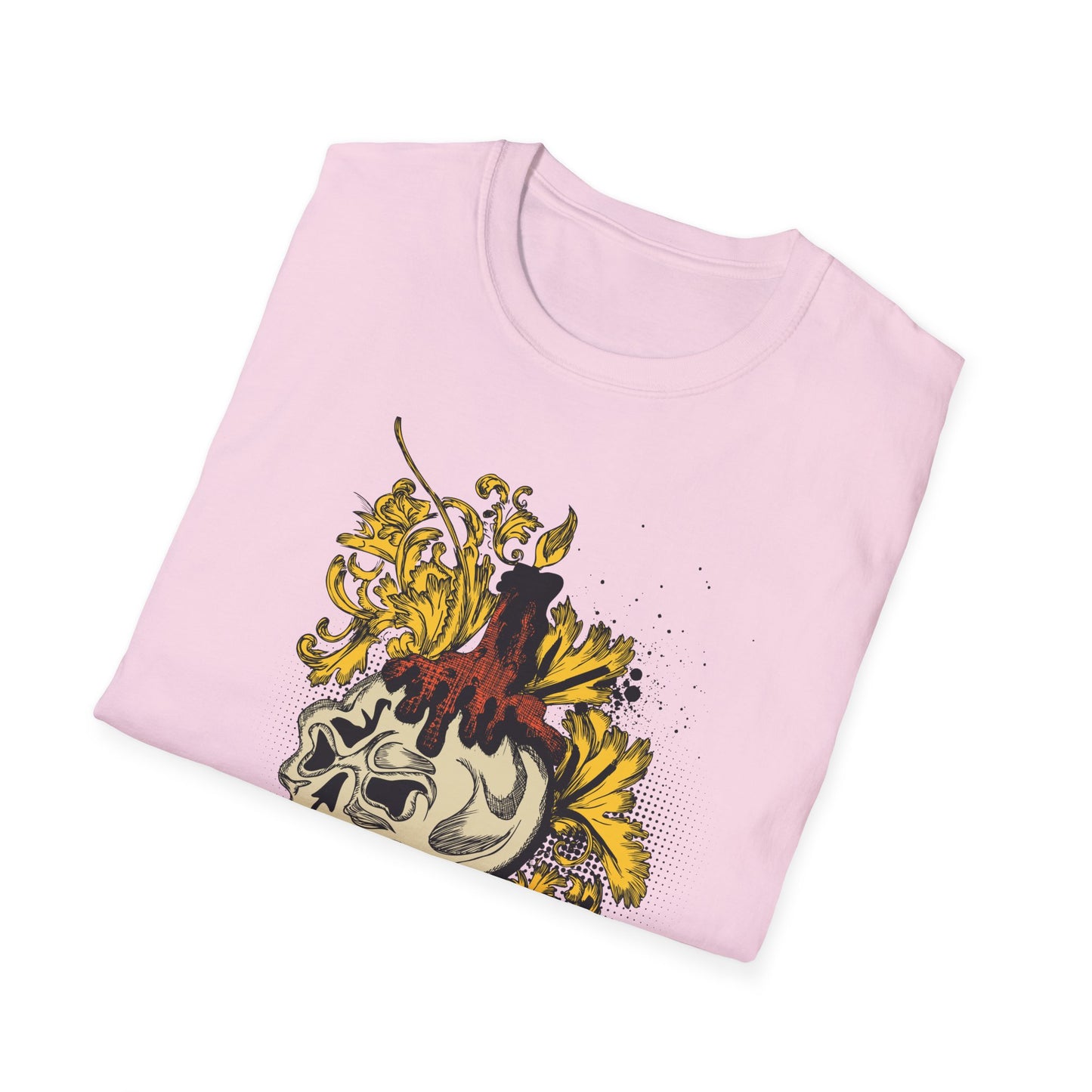 Skull T Shirt, Skull Design Shirt, Skull Art Tee Shirt, T-shirt with Skull 1