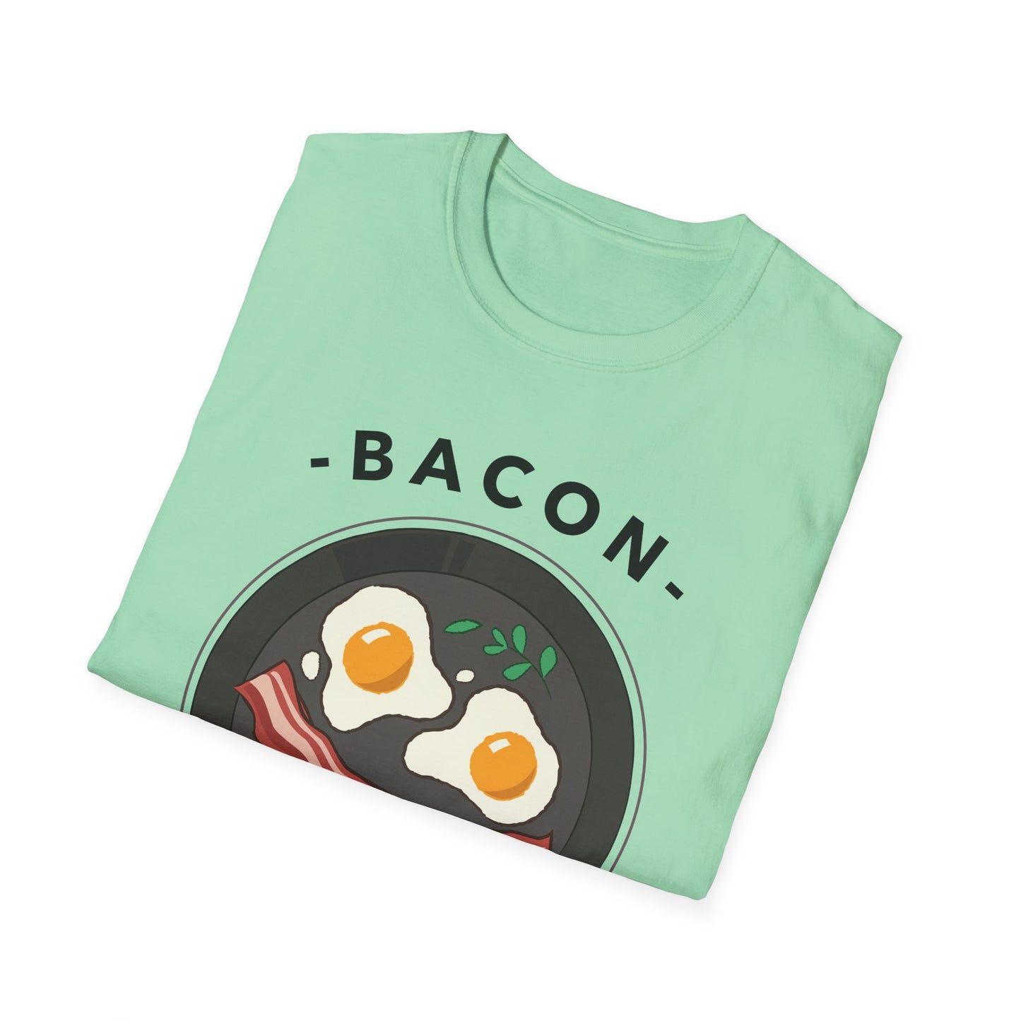 Food Tees, Funny Food T Shirts, Funny T Shirts, Bacon and Egg T Shirt, Egg and Bacon Shirt