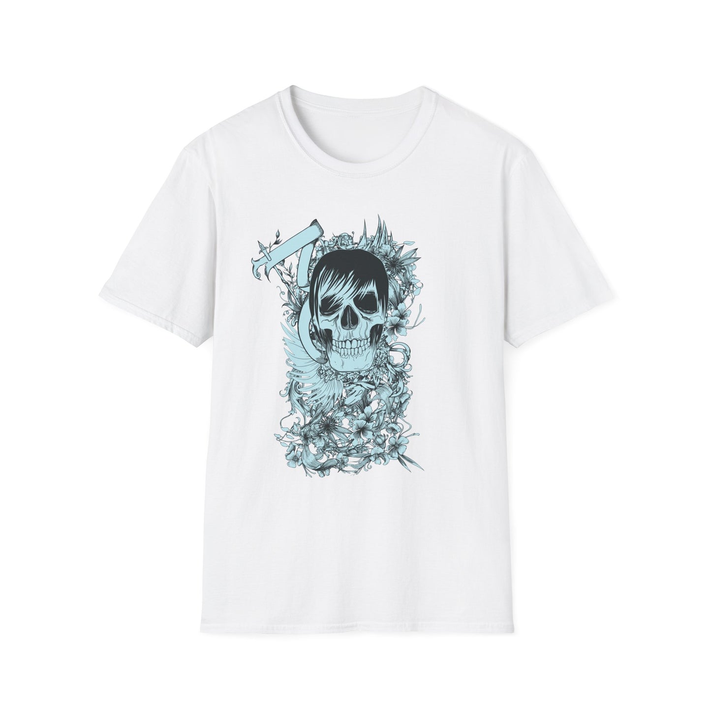 Skull T Shirt, Skull Design Shirt, Skull Art Tee Shirt, T-shirt with Skull 5
