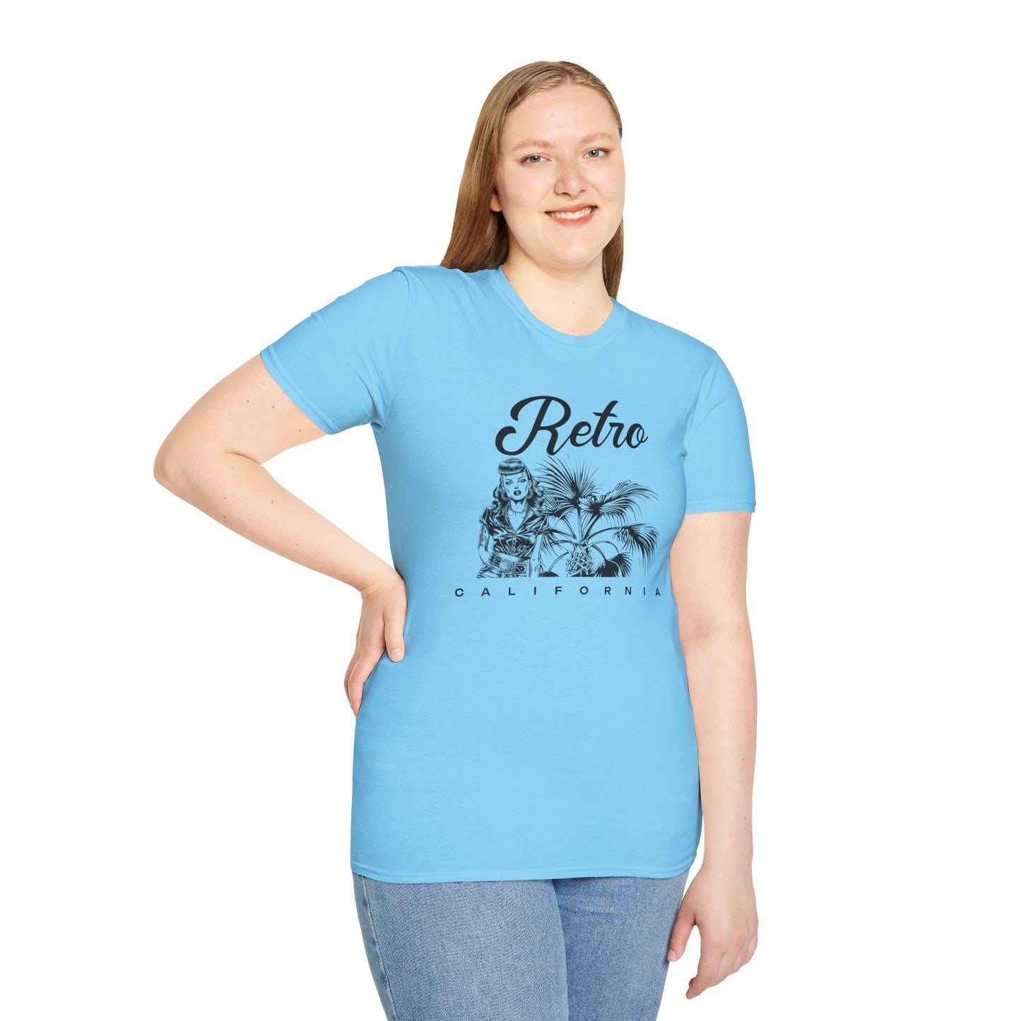 Retro T Shirt, Retro Design Shirt, Retro Art Tee Shirt, T-shirt with Retro Style