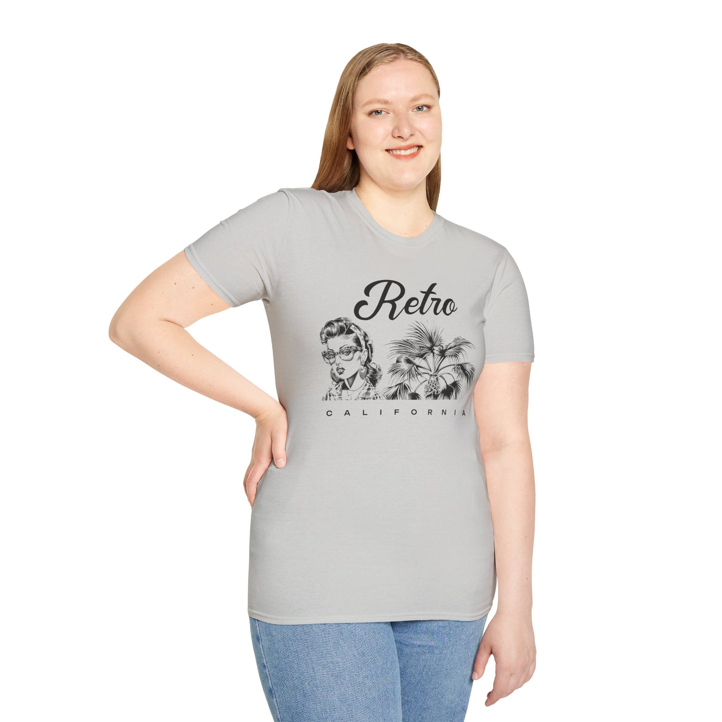 Retro T Shirt, Retro Design Shirt, Retro Art Tee Shirt, T-shirt with Retro Style