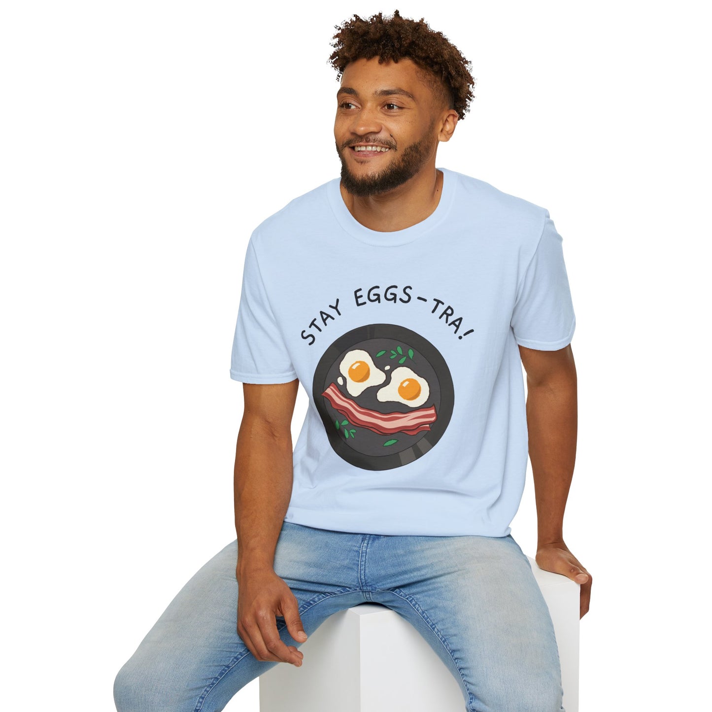 Food Tees, Funny Food T Shirts, Funny T Shirts, Bacon and Egg T Shirt, Egg and Bacon Shirt
