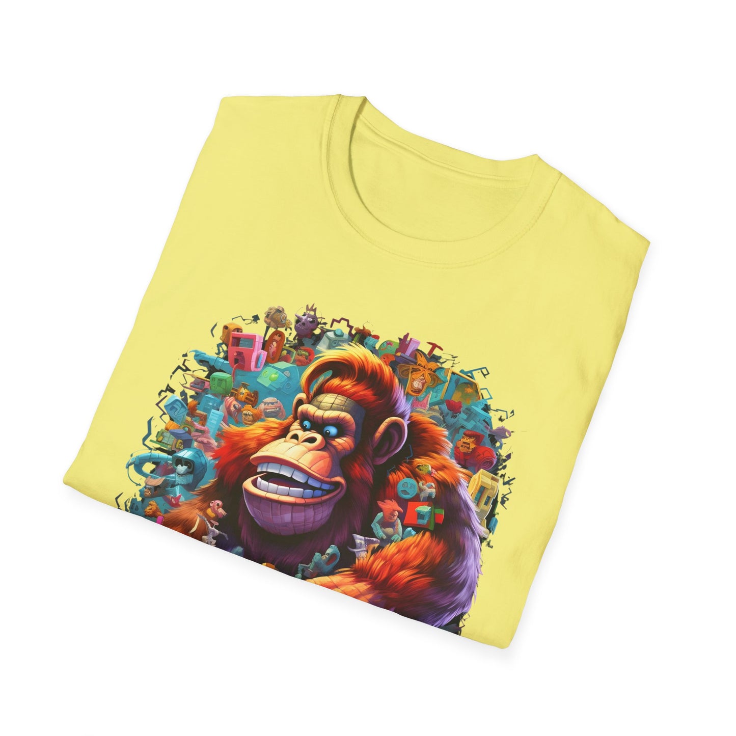 Animals Tees, Funny Animals Shirt, T Shirts with Funny Animals, T-Shirt with Gorilla, Monkey Tees