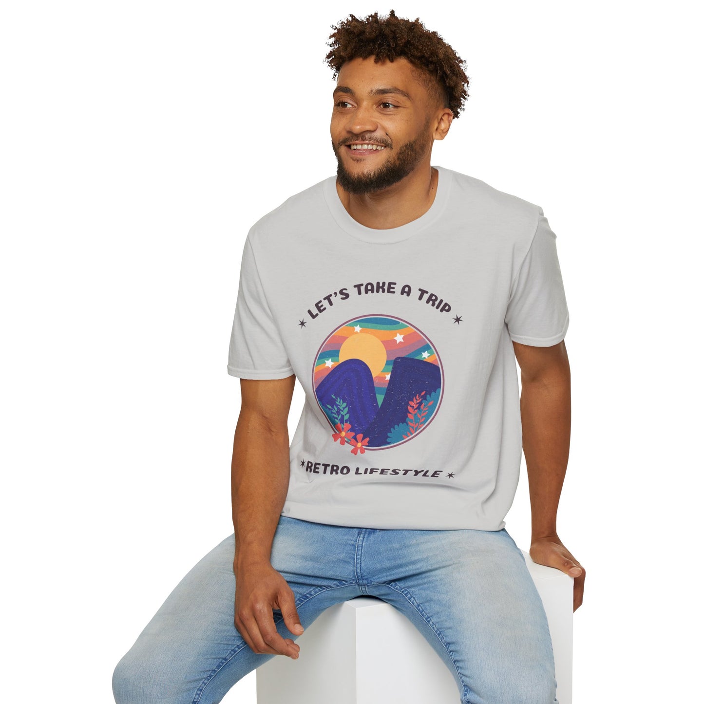 Retro T Shirt, Retro Design Shirt, Retro Art Tee Shirt, T-shirt with Retro Style
