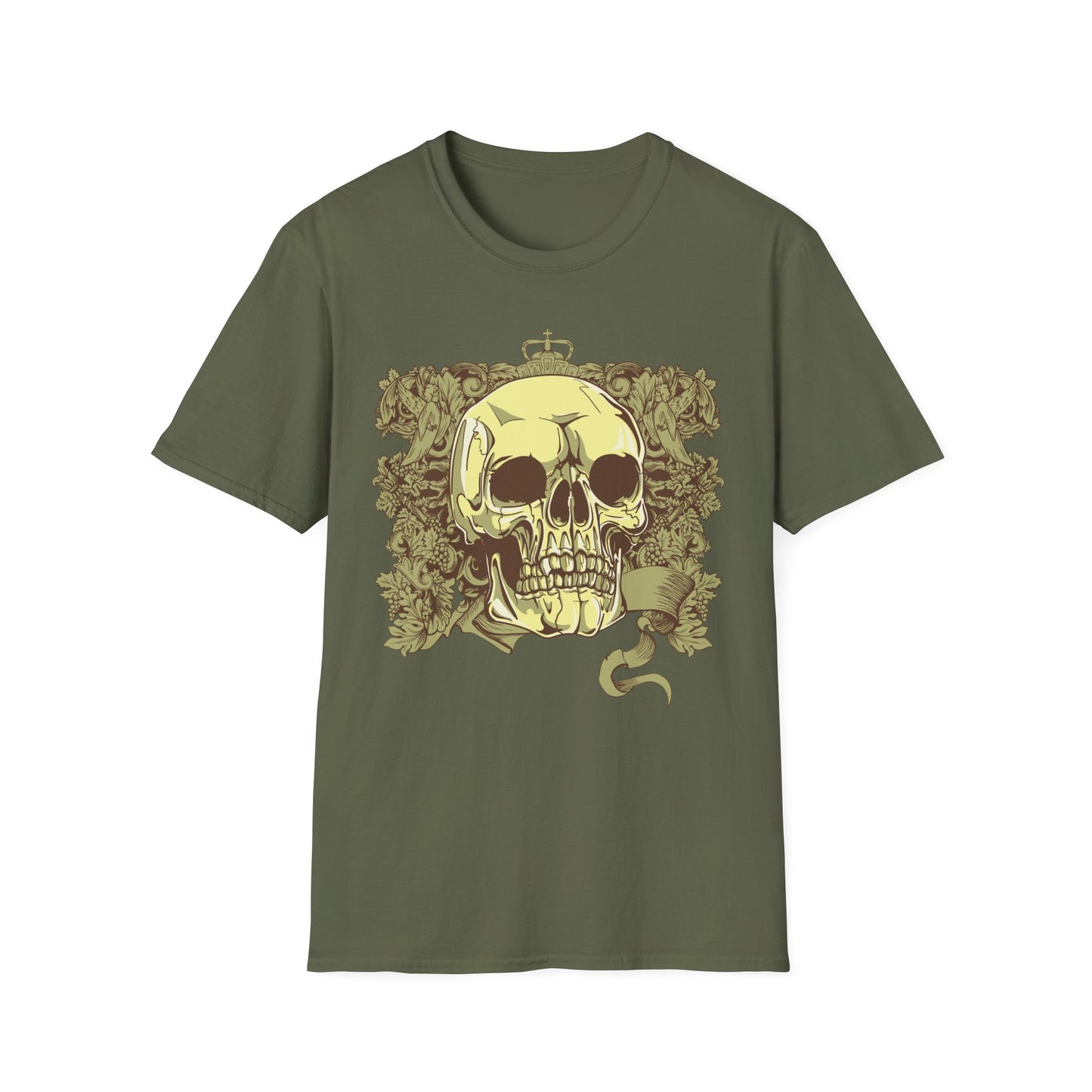 Skull T Shirt, Skull Design Shirt, Skull Art Tee Shirt, T-shirt with Skull 2