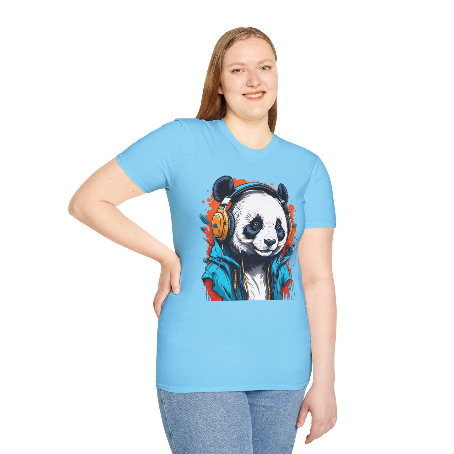 Animals Tees, Funny Animals Shirt, T Shirts with Funny Animals, T-Shirt with Panda, Panda Tees