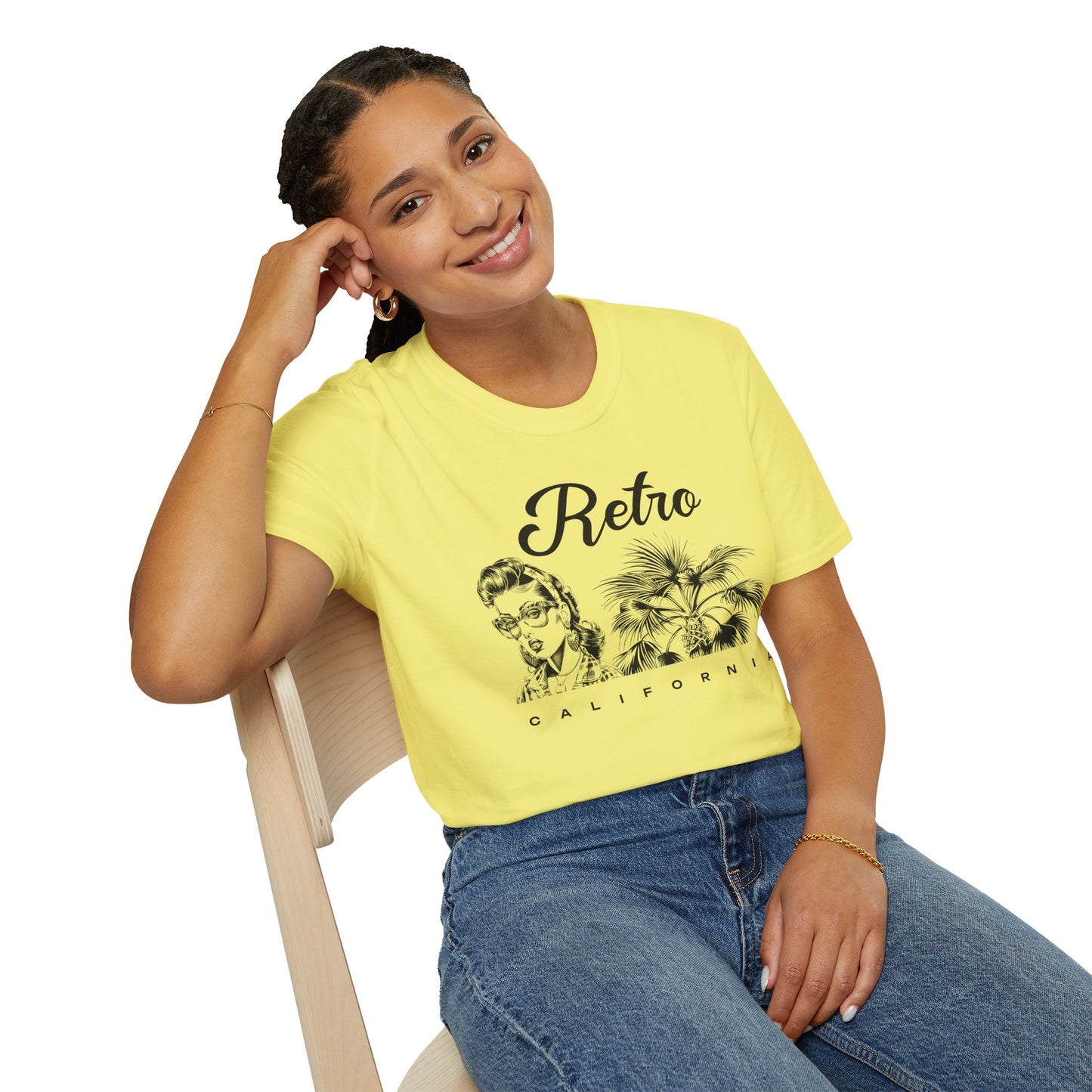 Retro T Shirt, Retro Design Shirt, Retro Art Tee Shirt, T-shirt with Retro Style