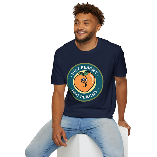 Food Tees, Funny Food T Shirts, Funny T Shirts, Shirt with Fruits, Shirt with Peach