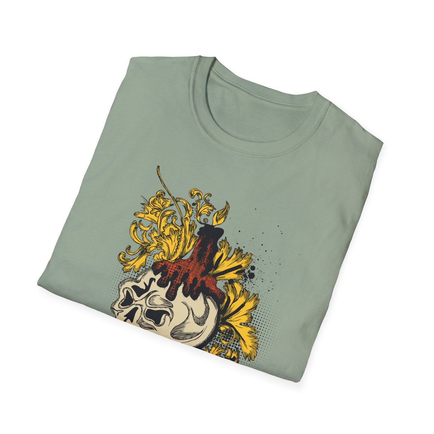 Skull T Shirt, Skull Design Shirt, Skull Art Tee Shirt, T-shirt with Skull 1