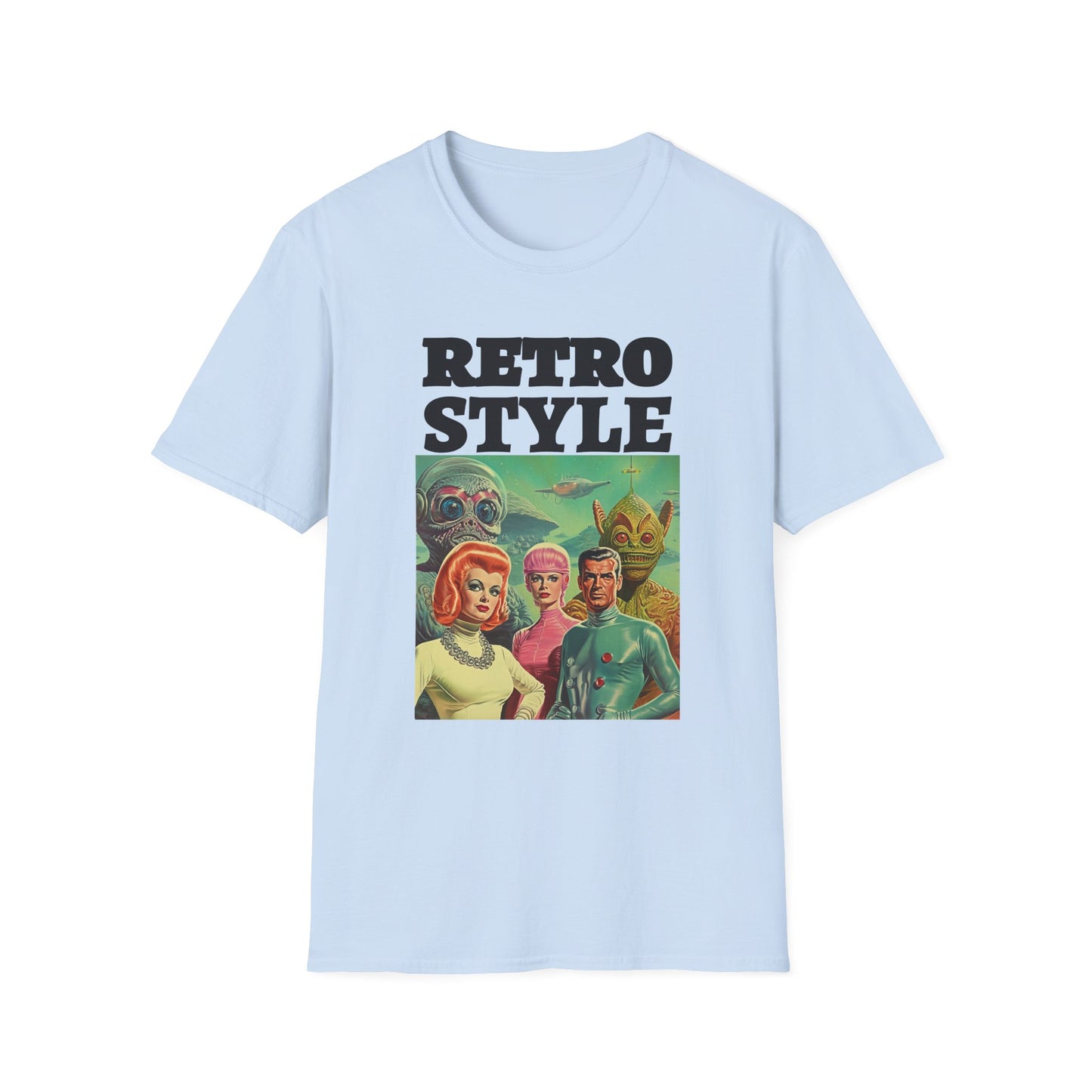 Retro T Shirt, Retro Design Shirt, Retro Art Tee Shirt, T-shirt with Retro Style