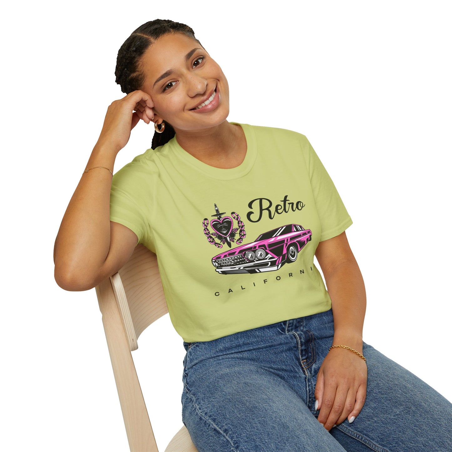Retro T Shirt, Retro Design Shirt, Retro Art Tee Shirt, T-shirt with Retro Style