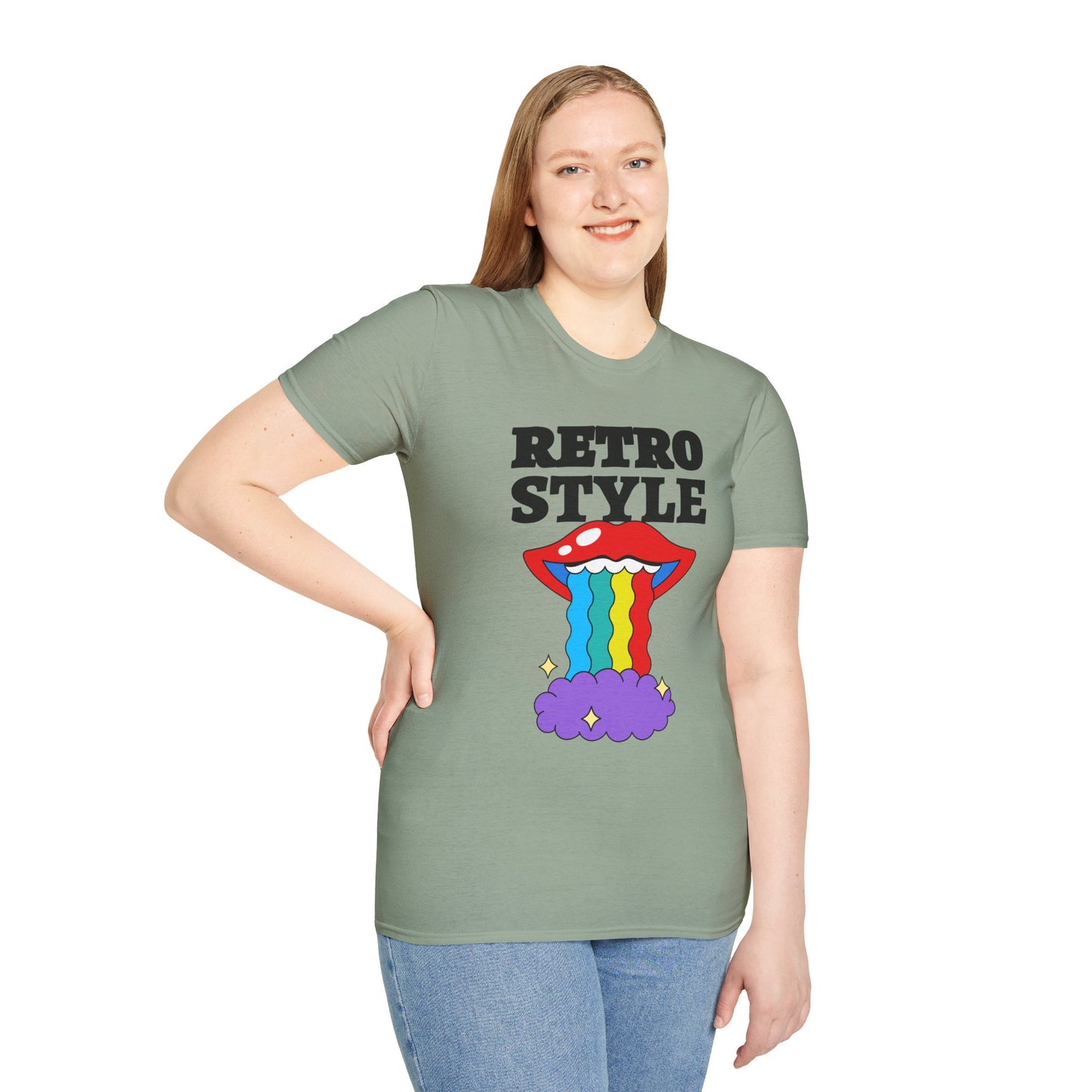 Retro T Shirt, Retro Design Shirt, Retro Art Tee Shirt, T-shirt with Retro Style