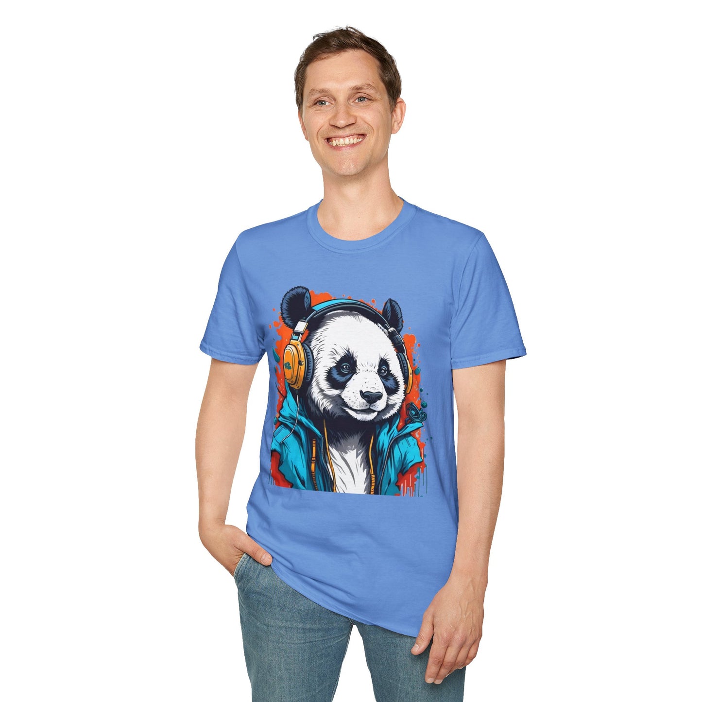 Animals Tees, Funny Animals Shirt, T Shirts with Funny Animals, T-Shirt with Panda, Panda Tees