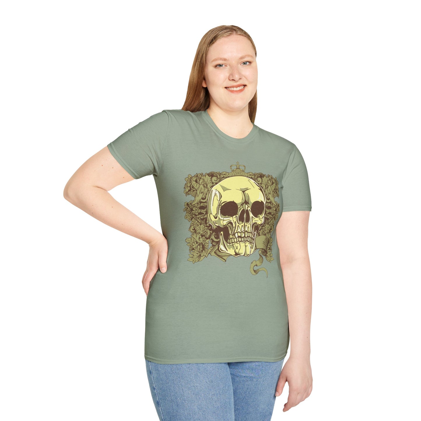 Skull T Shirt, Skull Design Shirt, Skull Art Tee Shirt, T-shirt with Skull 2