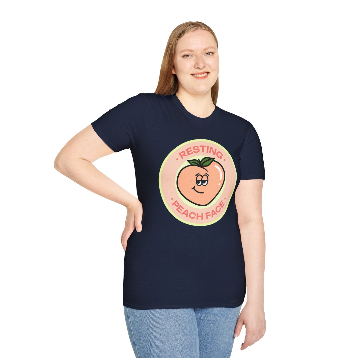 Food Tees, Funny Food T Shirts, Funny T Shirts, Shirt with Fruits, Shirt with Peach