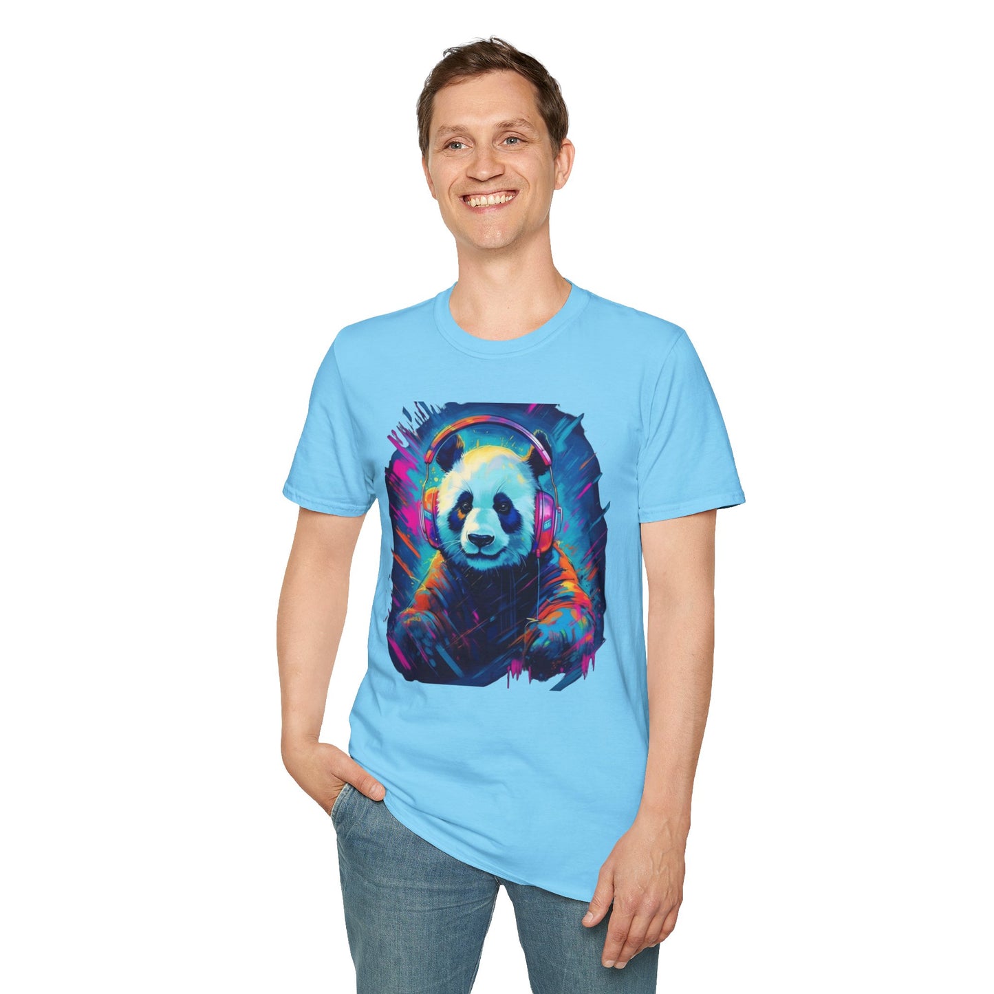 Animals Tees, Funny Animals Shirt, T Shirts with Funny Animals, T-Shirt with Panda, Panda Tees