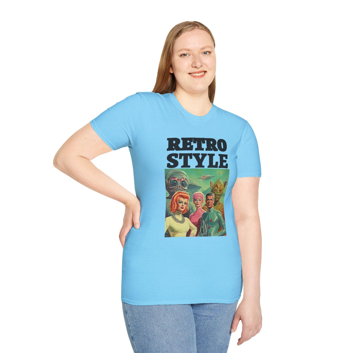 Retro T Shirt, Retro Design Shirt, Retro Art Tee Shirt, T-shirt with Retro Style