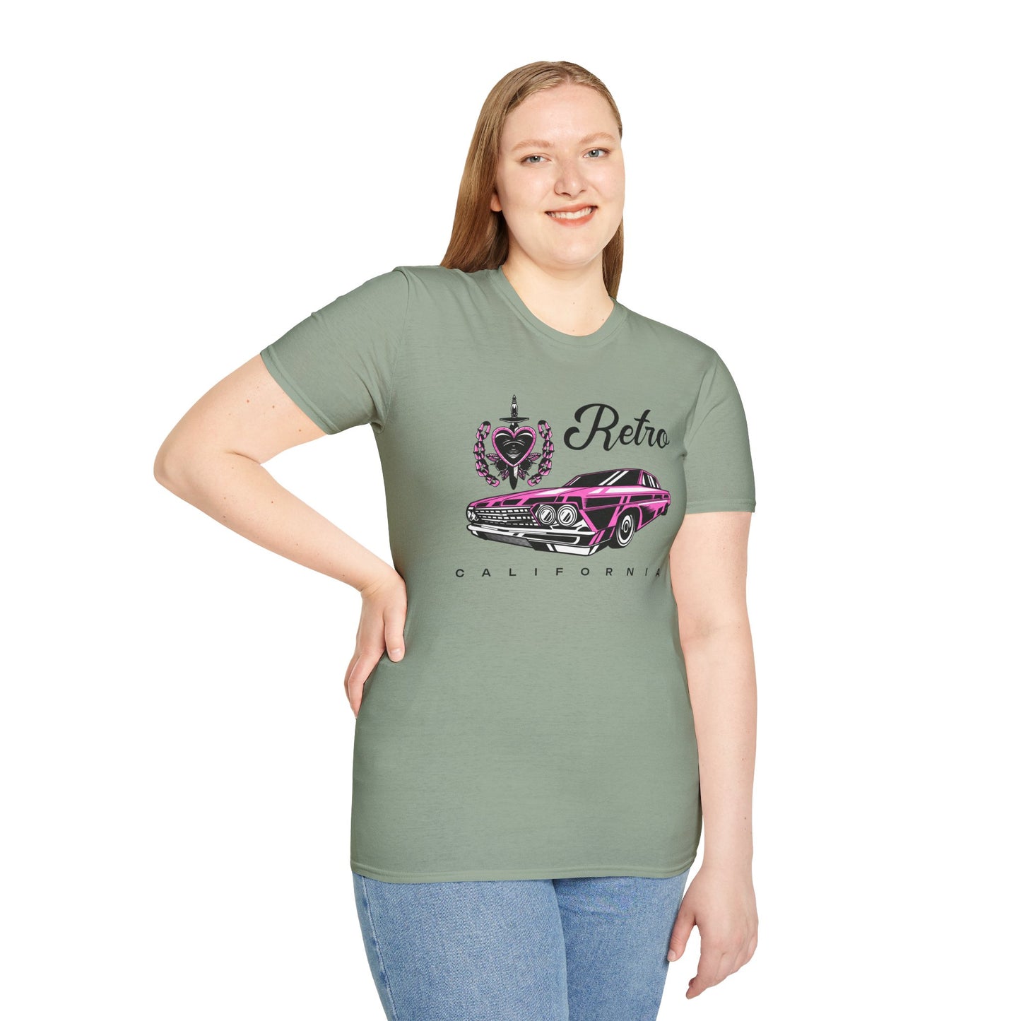 Retro T Shirt, Retro Design Shirt, Retro Art Tee Shirt, T-shirt with Retro Style
