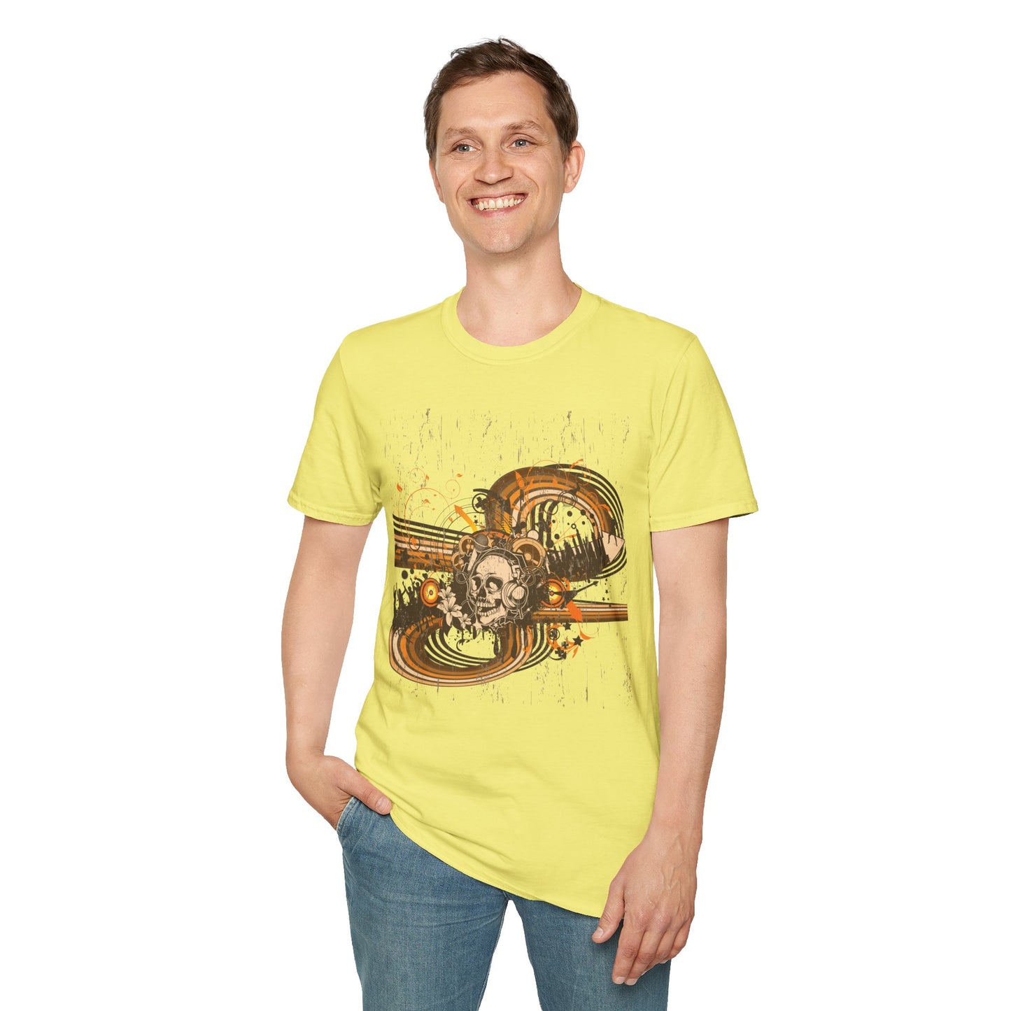 Skull T Shirt, Skull Design Shirt, Skull Art Tee Shirt, T-shirt with Skull 3