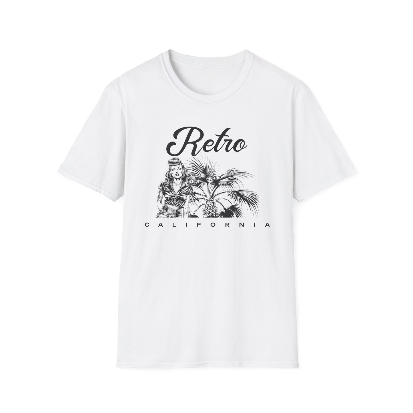 Retro T Shirt, Retro Design Shirt, Retro Art Tee Shirt, T-shirt with Retro Style