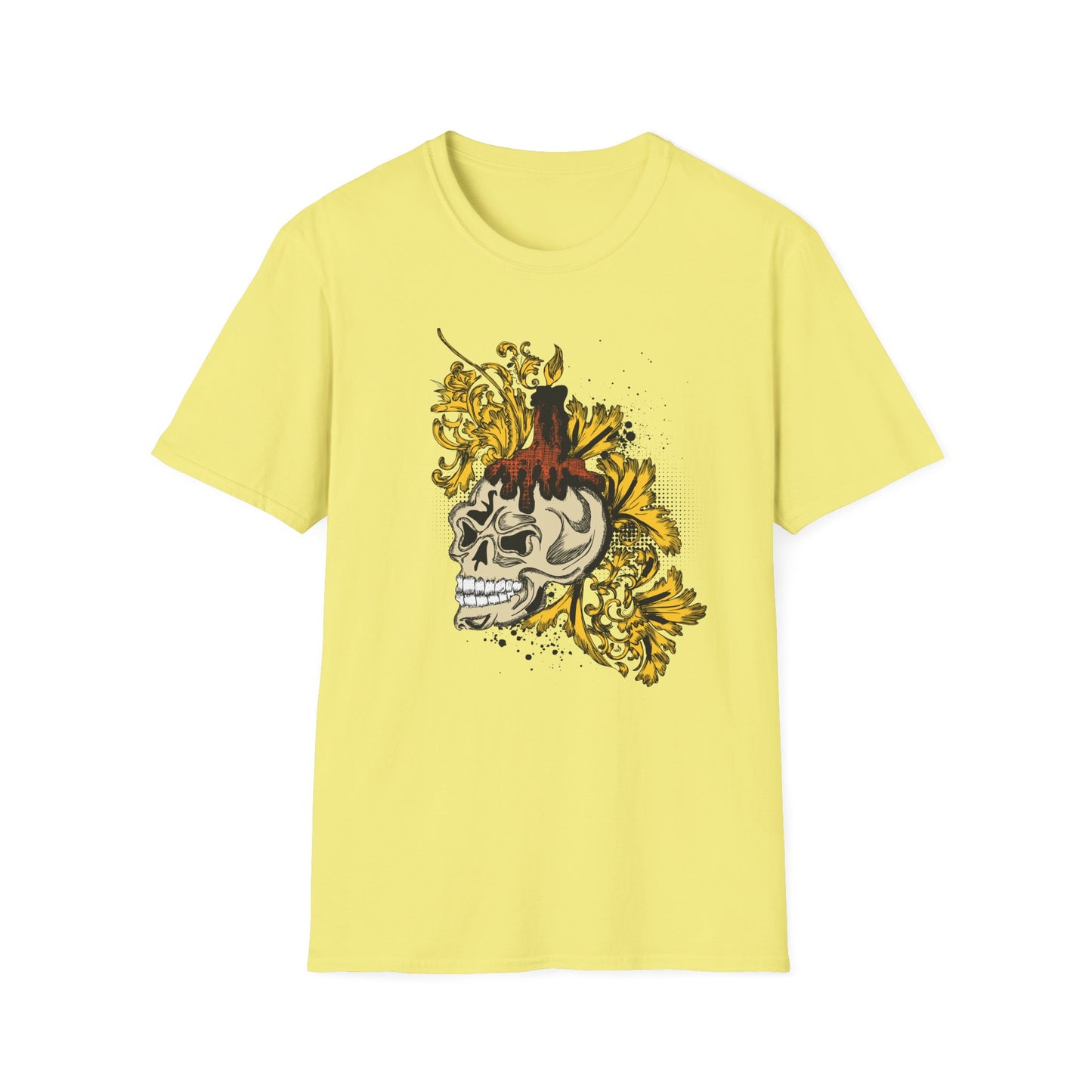 Skull T Shirt, Skull Design Shirt, Skull Art Tee Shirt, T-shirt with Skull 1