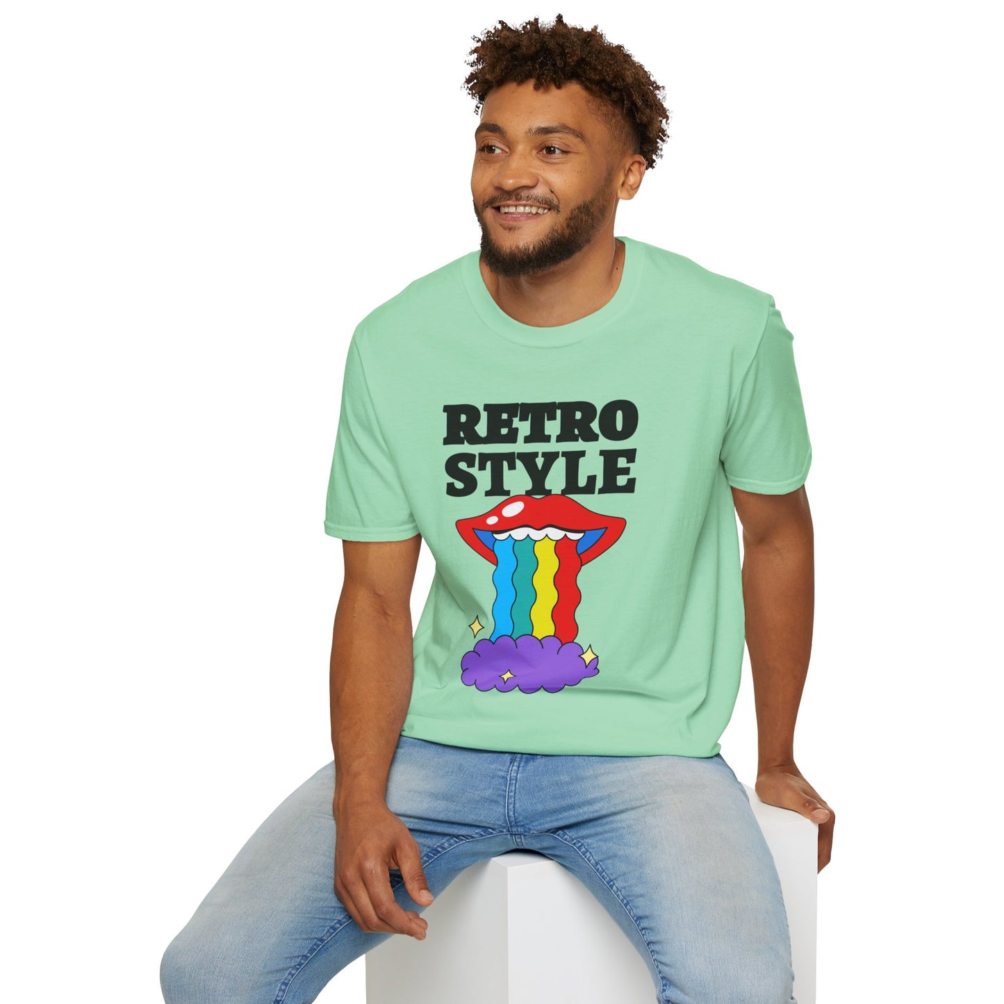 Retro T Shirt, Retro Design Shirt, Retro Art Tee Shirt, T-shirt with Retro Style