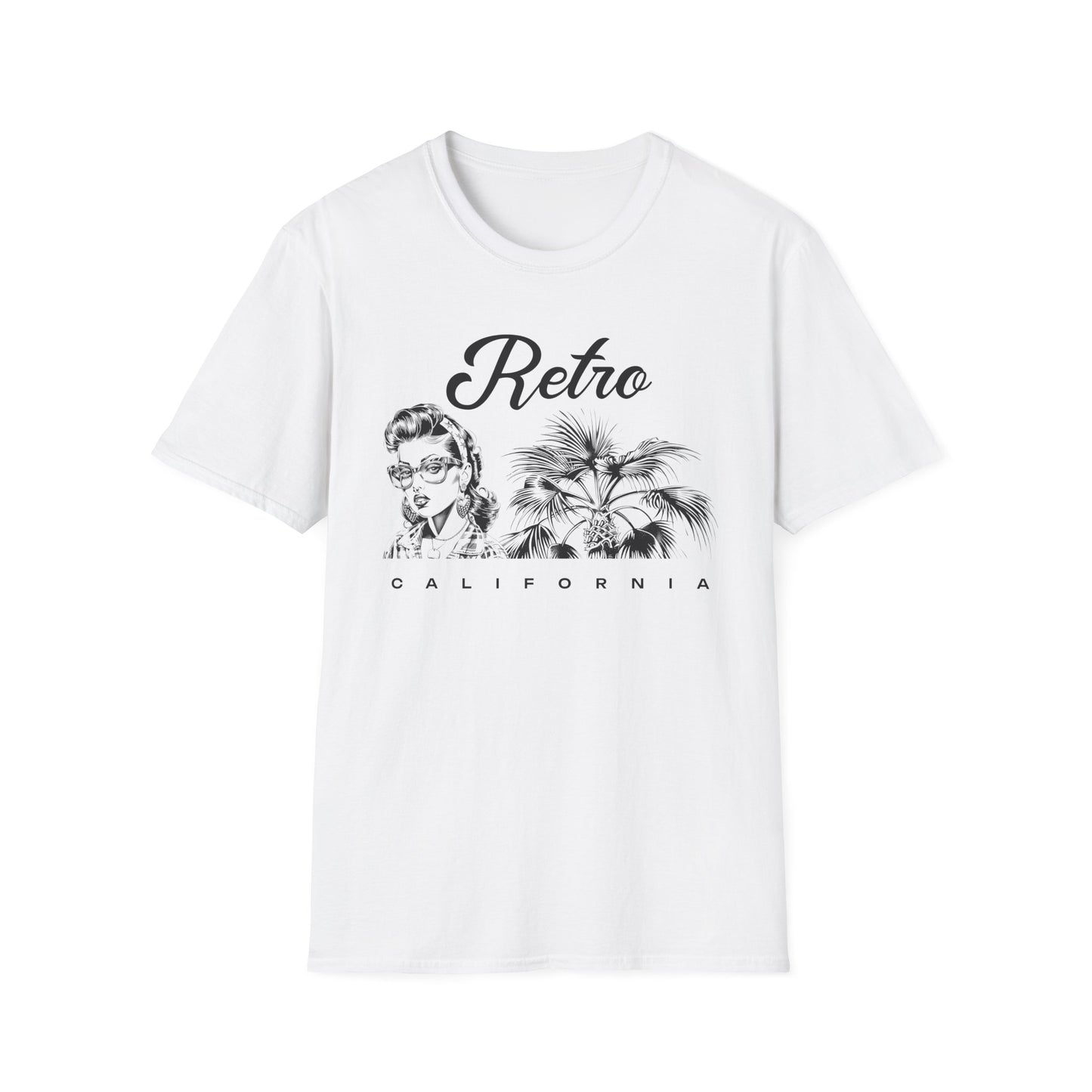 Retro T Shirt, Retro Design Shirt, Retro Art Tee Shirt, T-shirt with Retro Style