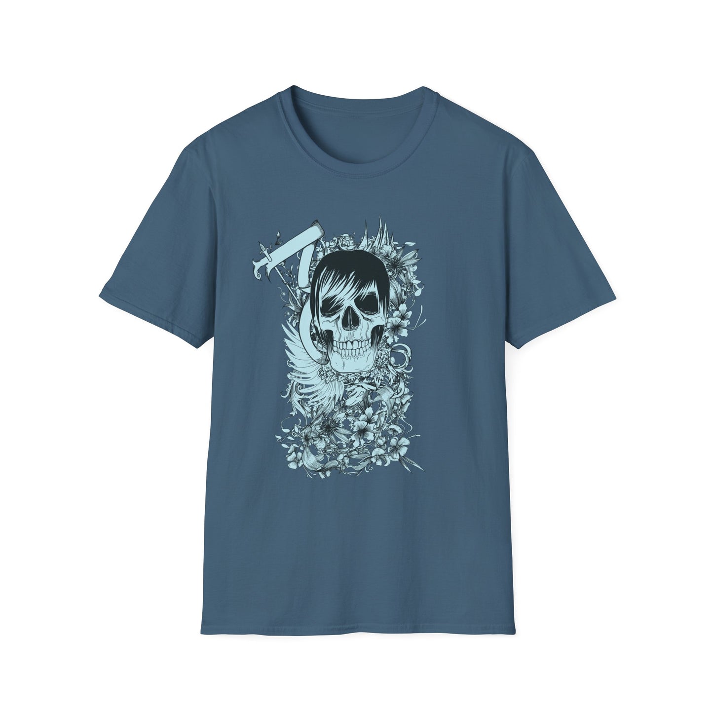 Skull T Shirt, Skull Design Shirt, Skull Art Tee Shirt, T-shirt with Skull 5