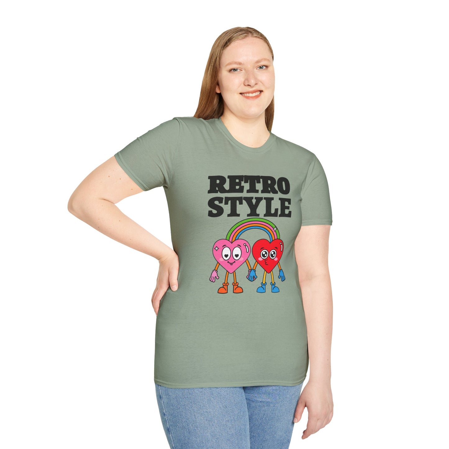 Retro T Shirt, Retro Design Shirt, Retro Art Tee Shirt, T-shirt with Retro Style