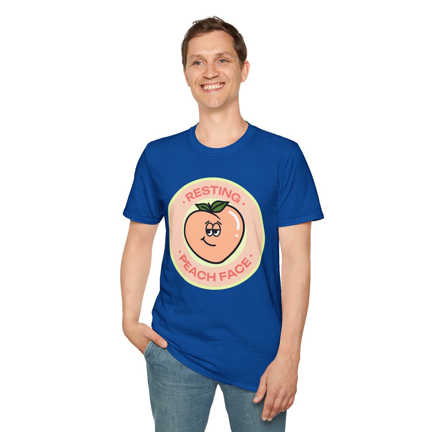 Food Tees, Funny Food T Shirts, Funny T Shirts, Shirt with Fruits, Shirt with Peach