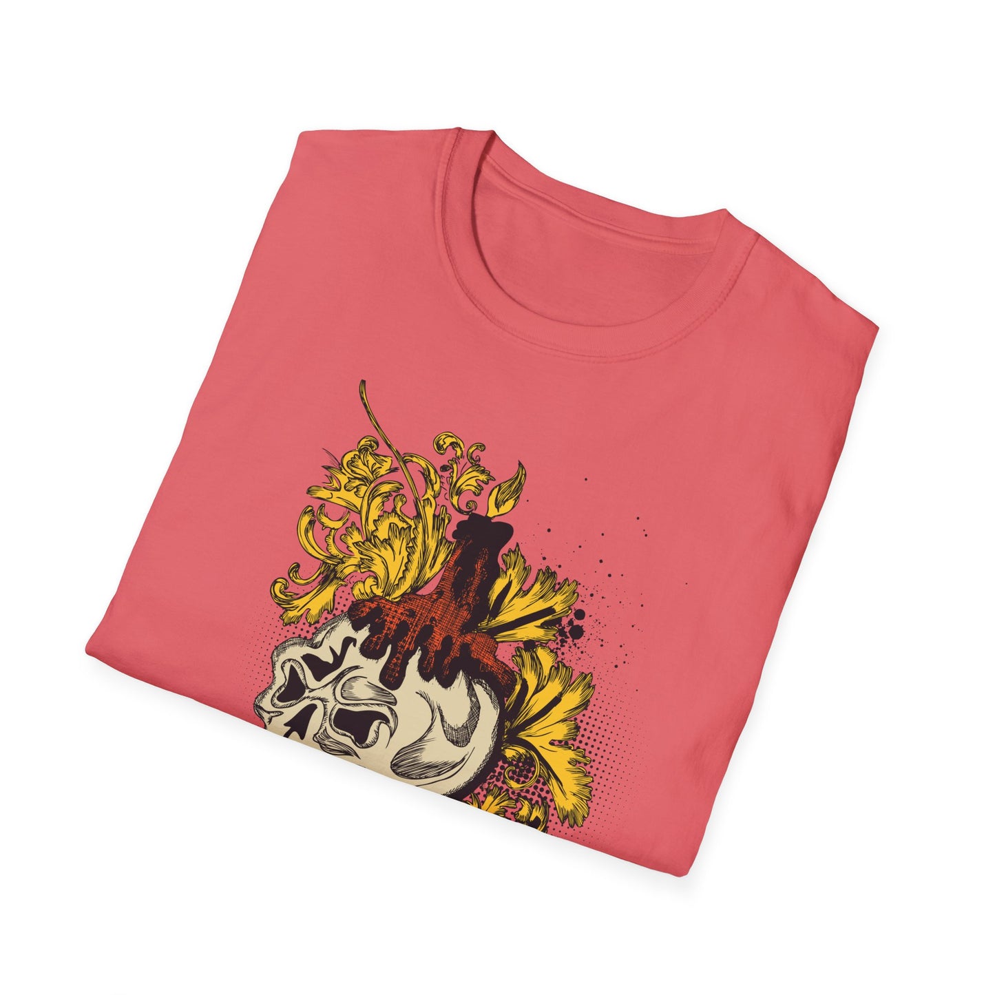 Skull T Shirt, Skull Design Shirt, Skull Art Tee Shirt, T-shirt with Skull 1