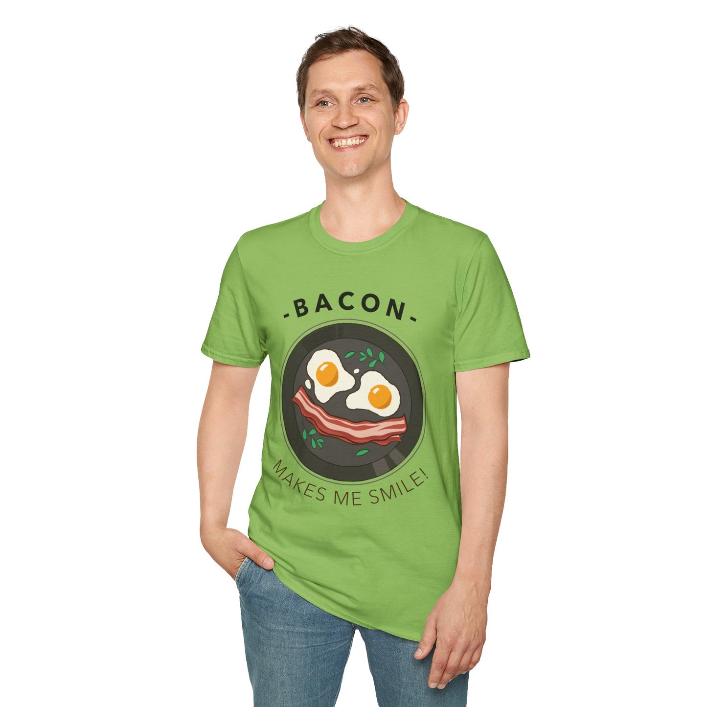 Food Tees, Funny Food T Shirts, Funny T Shirts, Bacon and Egg T Shirt, Egg and Bacon Shirt