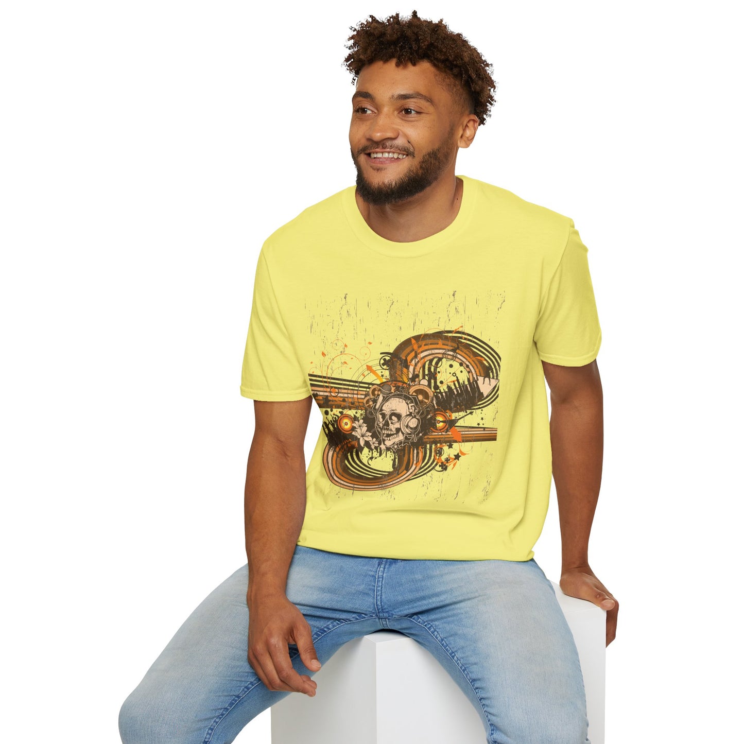 Skull T Shirt, Skull Design Shirt, Skull Art Tee Shirt, T-shirt with Skull 3