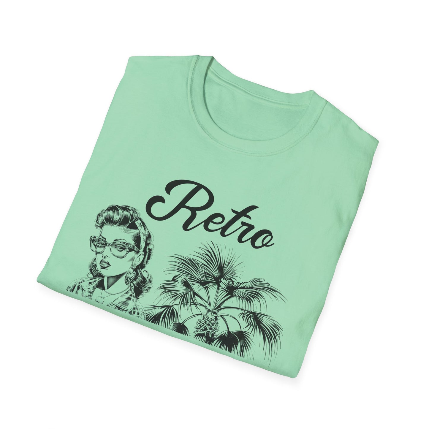 Retro T Shirt, Retro Design Shirt, Retro Art Tee Shirt, T-shirt with Retro Style