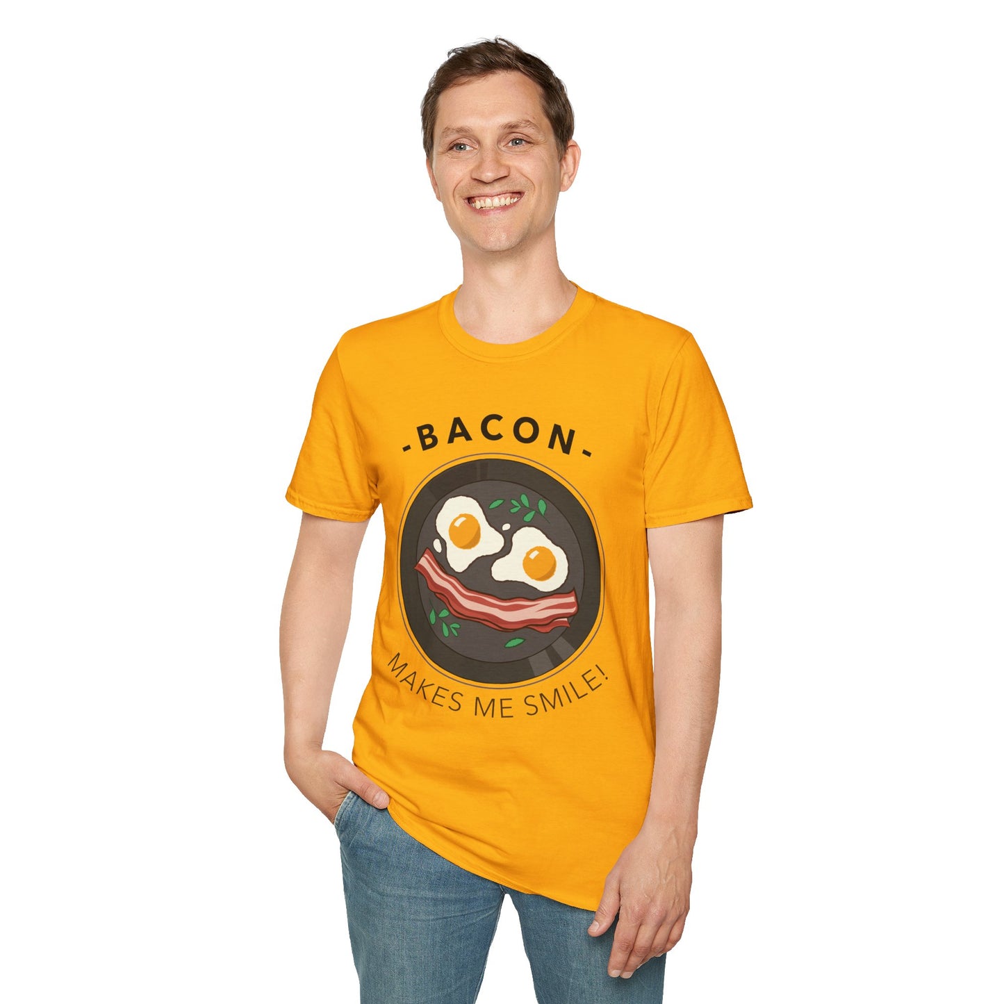 Food Tees, Funny Food T Shirts, Funny T Shirts, Bacon and Egg T Shirt, Egg and Bacon Shirt