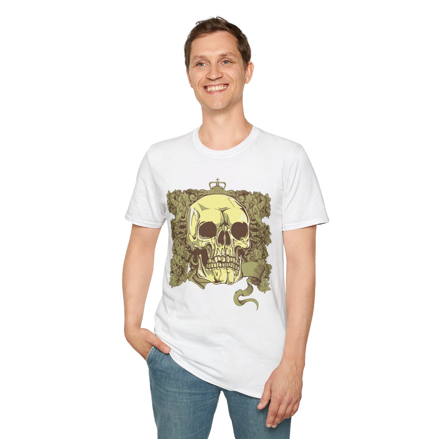 Skull T Shirt, Skull Design Shirt, Skull Art Tee Shirt, T-shirt with Skull 2
