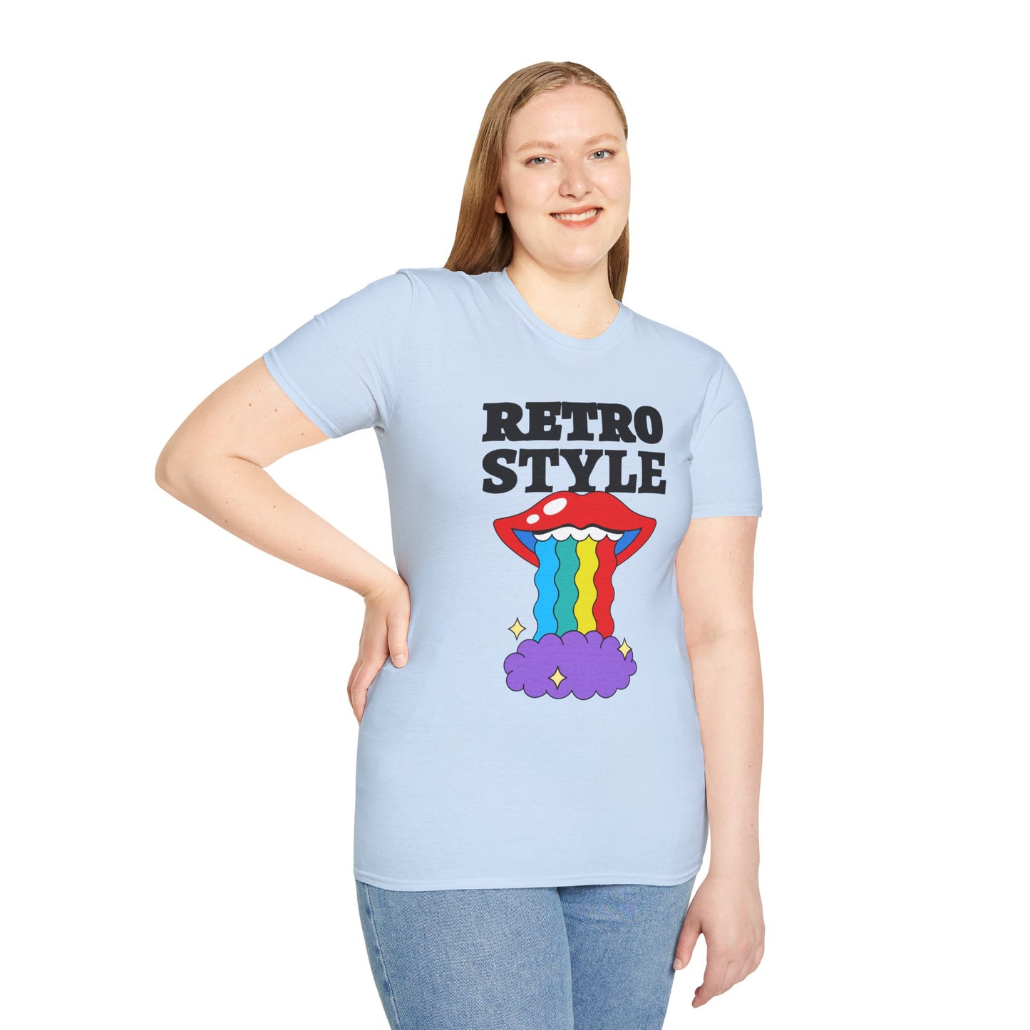 Retro T Shirt, Retro Design Shirt, Retro Art Tee Shirt, T-shirt with Retro Style