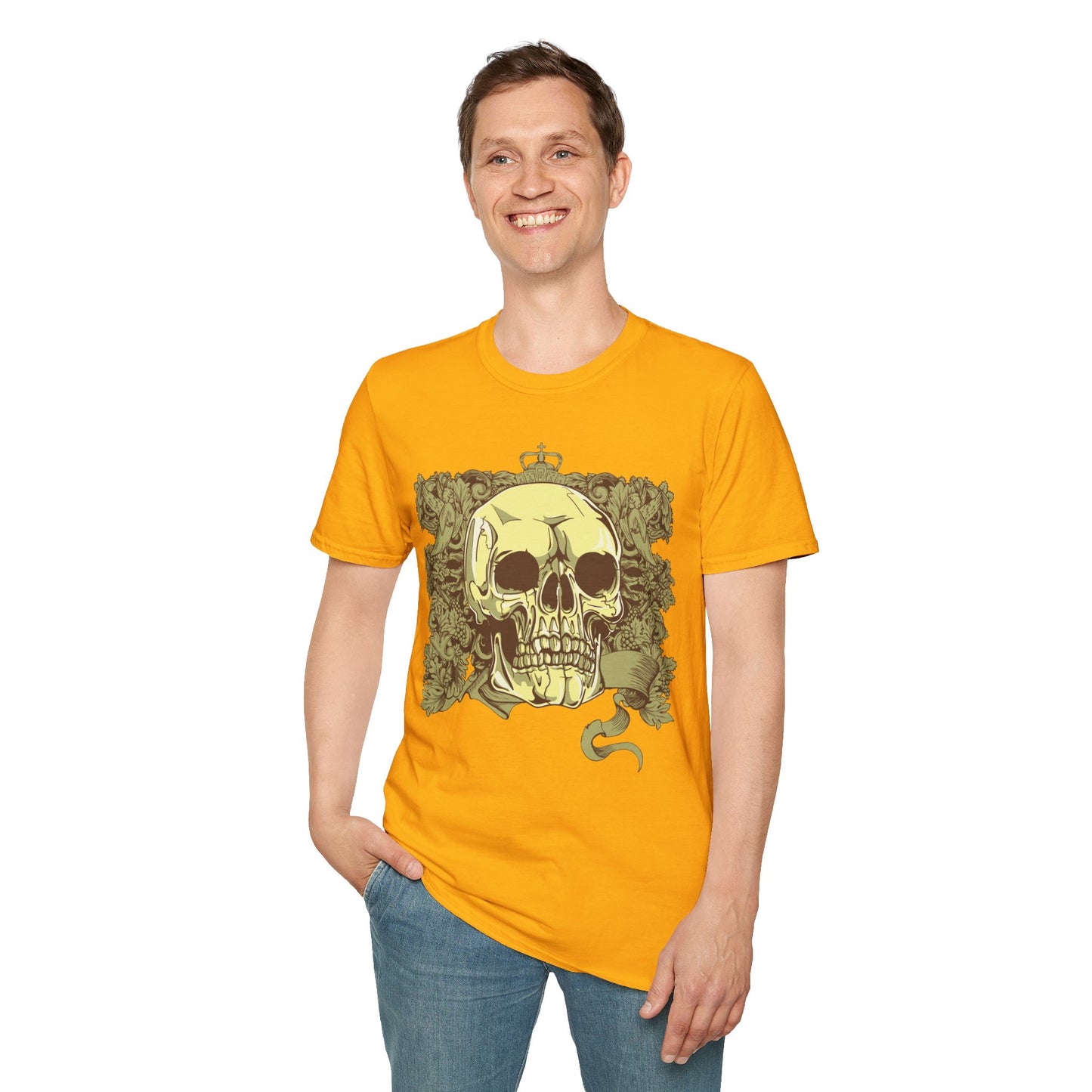 Skull T Shirt, Skull Design Shirt, Skull Art Tee Shirt, T-shirt with Skull 2