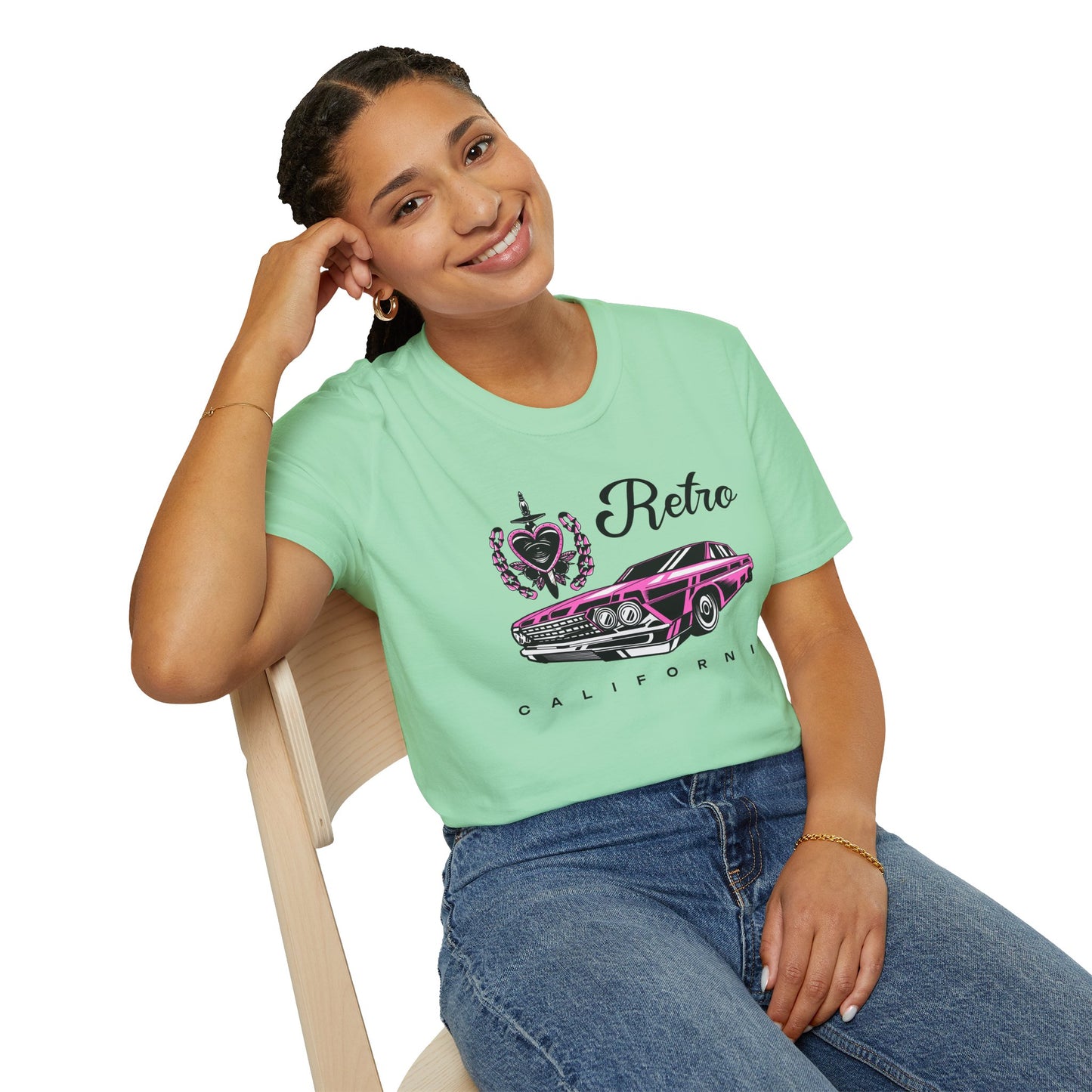 Retro T Shirt, Retro Design Shirt, Retro Art Tee Shirt, T-shirt with Retro Style