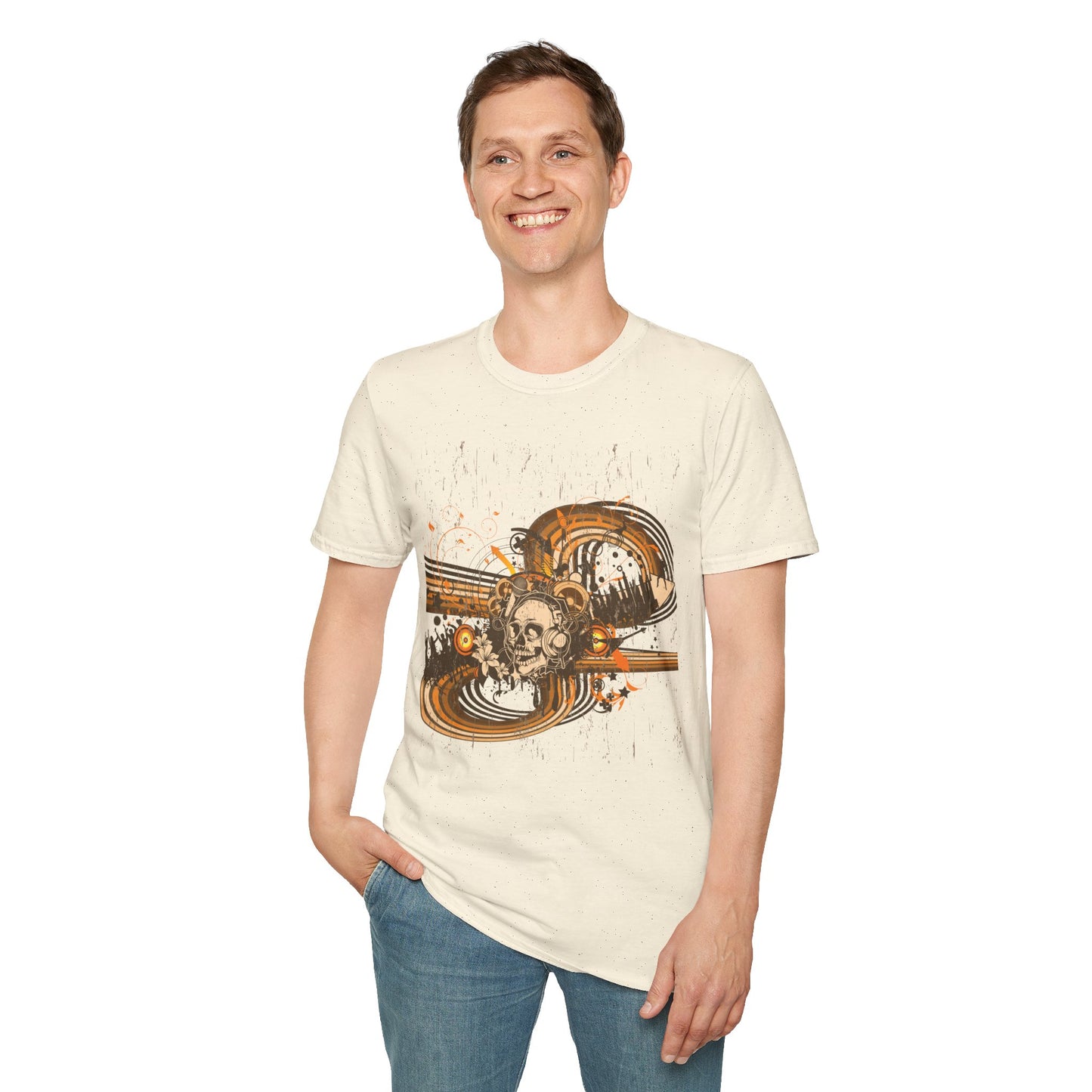 Skull T Shirt, Skull Design Shirt, Skull Art Tee Shirt, T-shirt with Skull 3