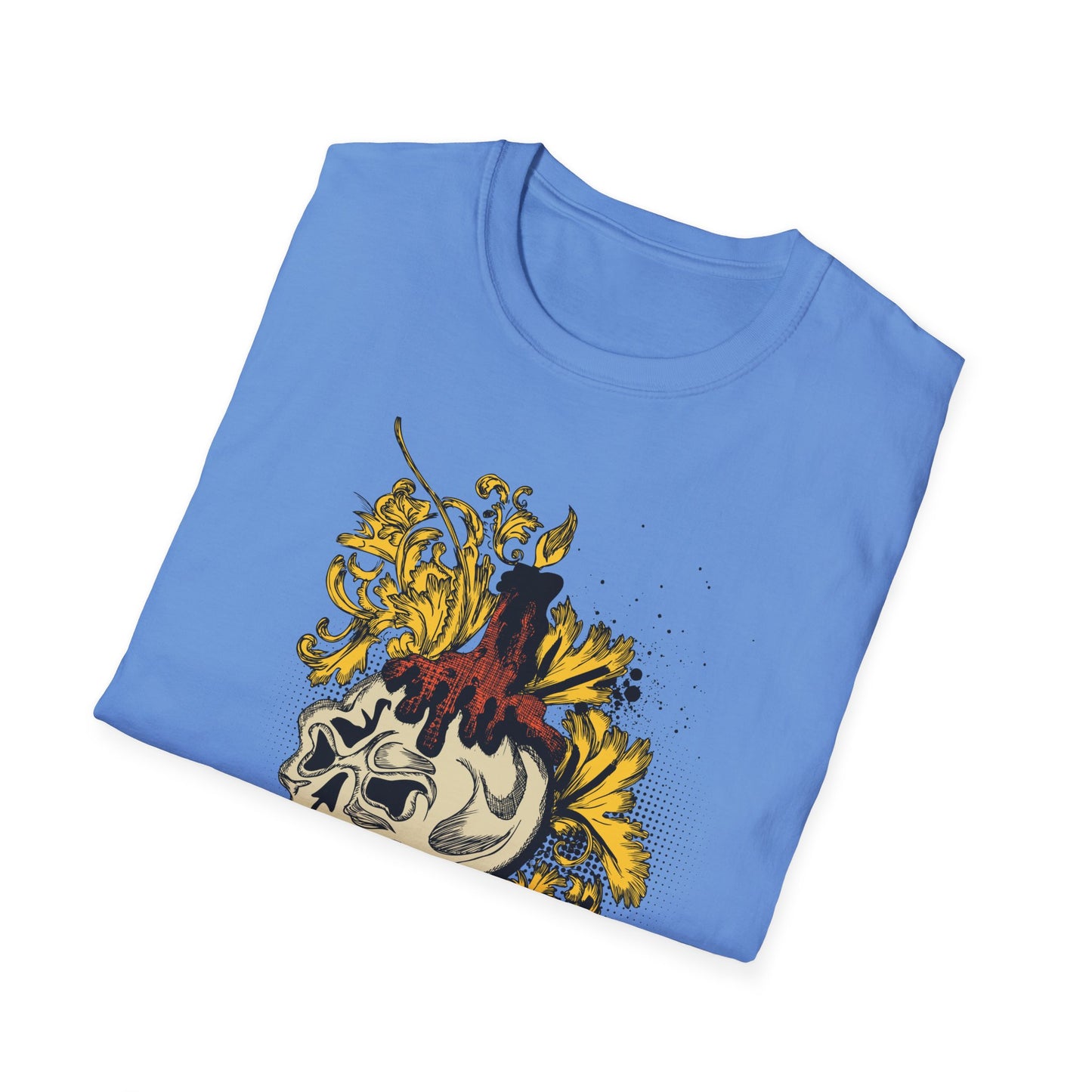 Skull T Shirt, Skull Design Shirt, Skull Art Tee Shirt, T-shirt with Skull 1