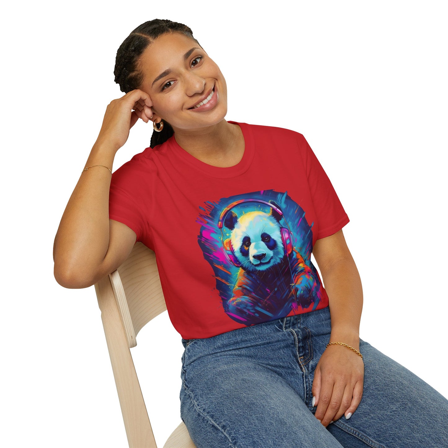 Animals Tees, Funny Animals Shirt, T Shirts with Funny Animals, T-Shirt with Panda, Panda Tees