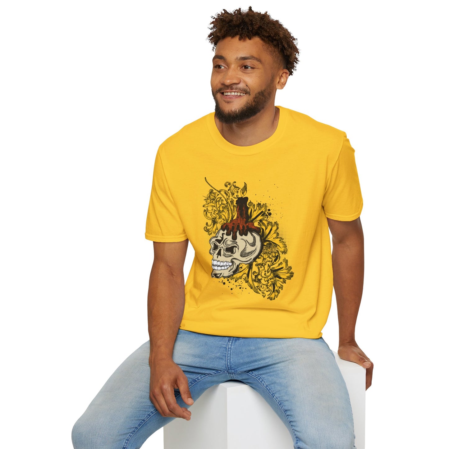 Skull T Shirt, Skull Design Shirt, Skull Art Tee Shirt, T-shirt with Skull 1