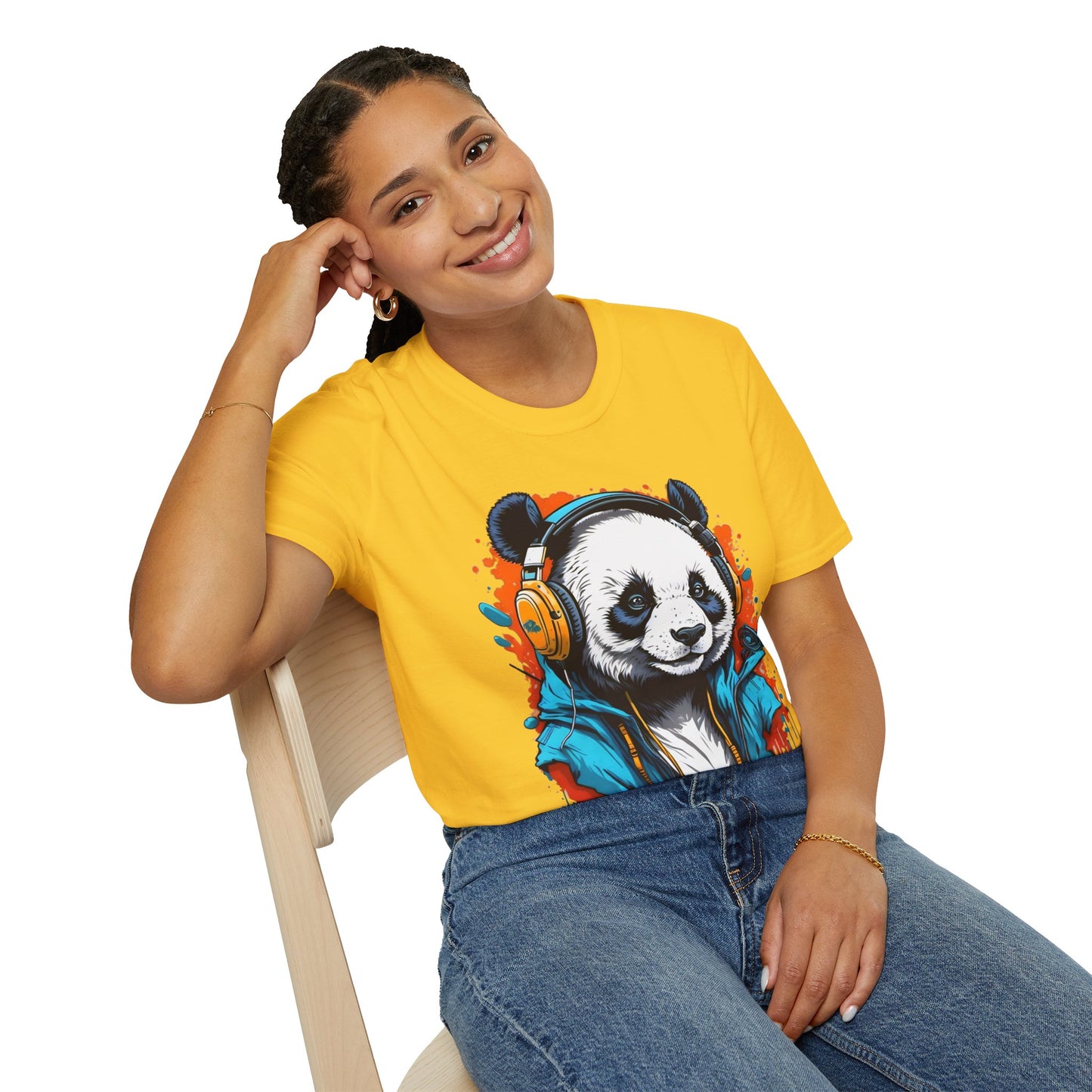 Animals Tees, Funny Animals Shirt, T Shirts with Funny Animals, T-Shirt with Panda, Panda Tees