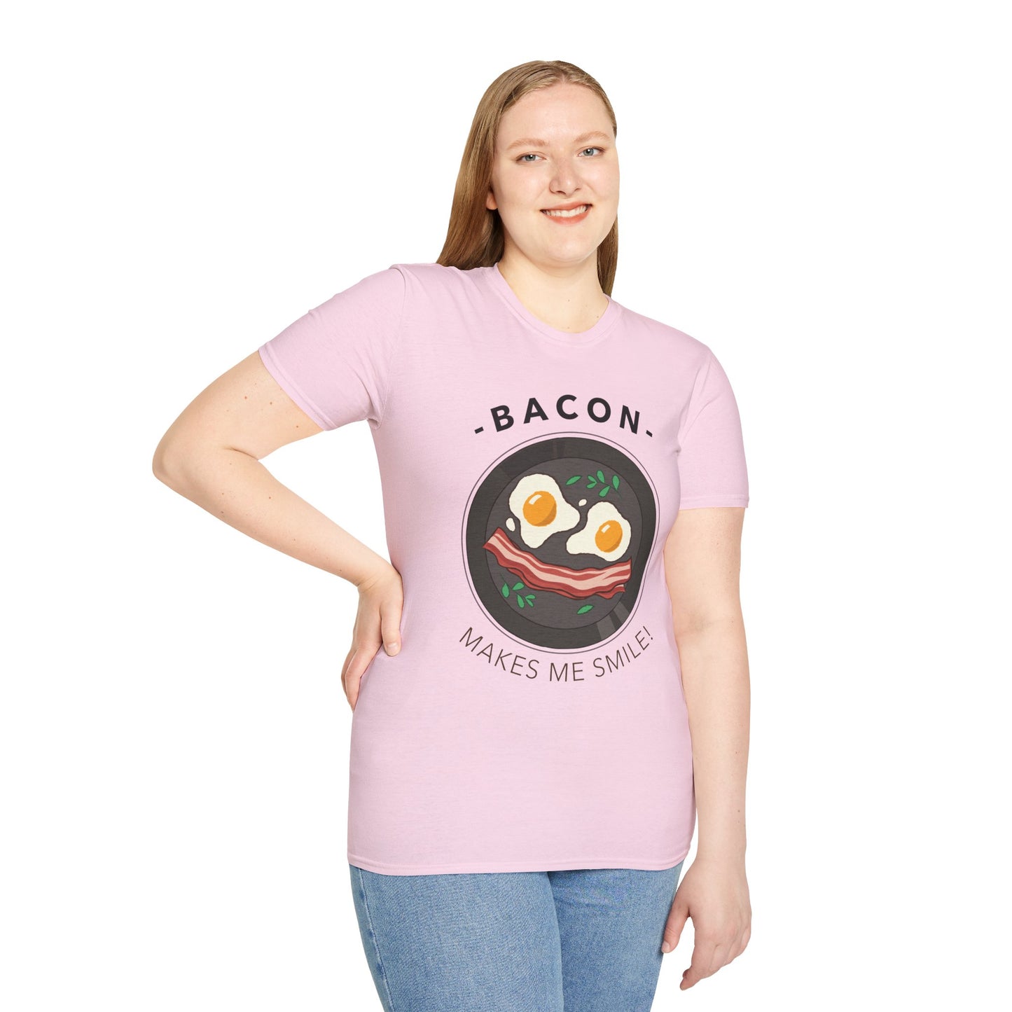 Food Tees, Funny Food T Shirts, Funny T Shirts, Bacon and Egg T Shirt, Egg and Bacon Shirt