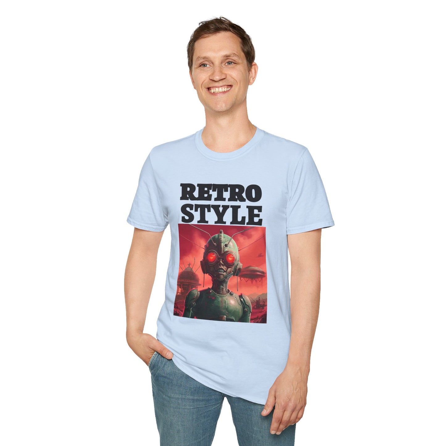 Retro T Shirt, Retro Design Shirt, Retro Art Tee Shirt, T-shirt with Retro Style
