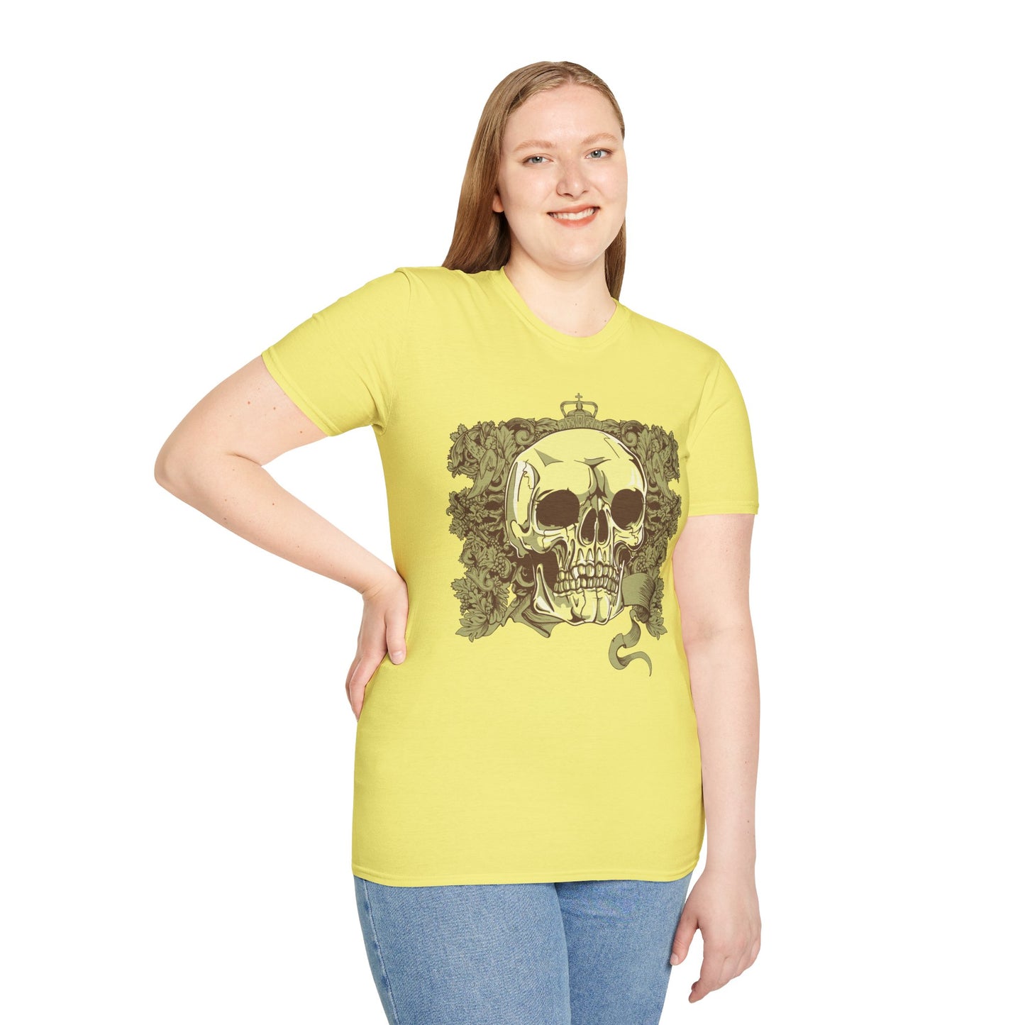 Skull T Shirt, Skull Design Shirt, Skull Art Tee Shirt, T-shirt with Skull 2