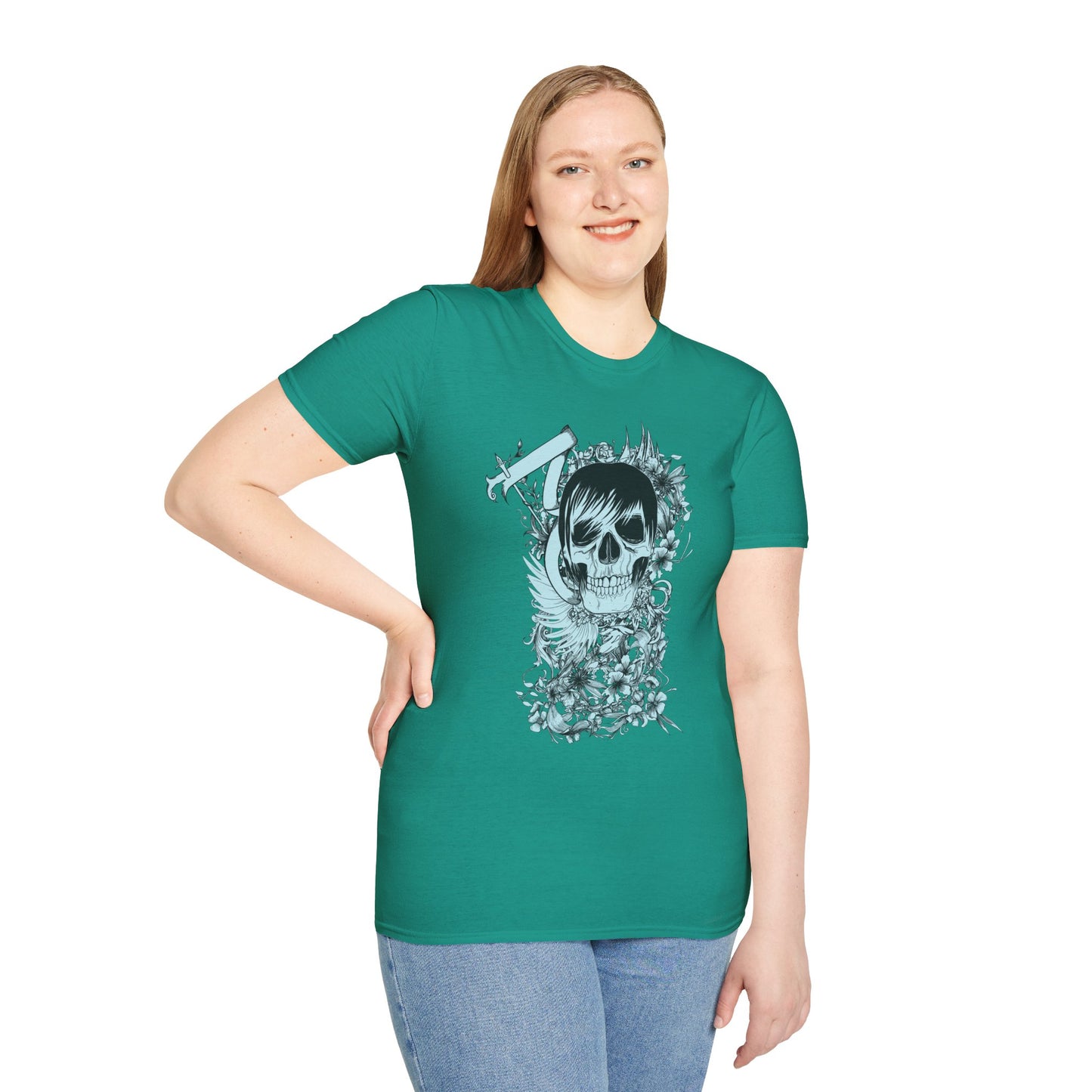 Skull T Shirt, Skull Design Shirt, Skull Art Tee Shirt, T-shirt with Skull 5