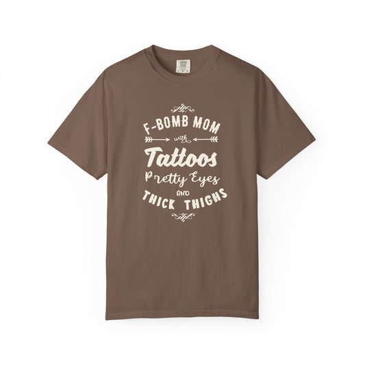 Mom T-shirt Mother's Day Mama Tee Unisex Comfort Colors Garment-Dyed Cotton h37