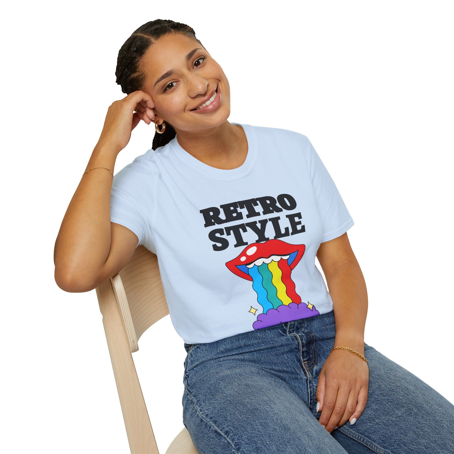 Retro T Shirt, Retro Design Shirt, Retro Art Tee Shirt, T-shirt with Retro Style